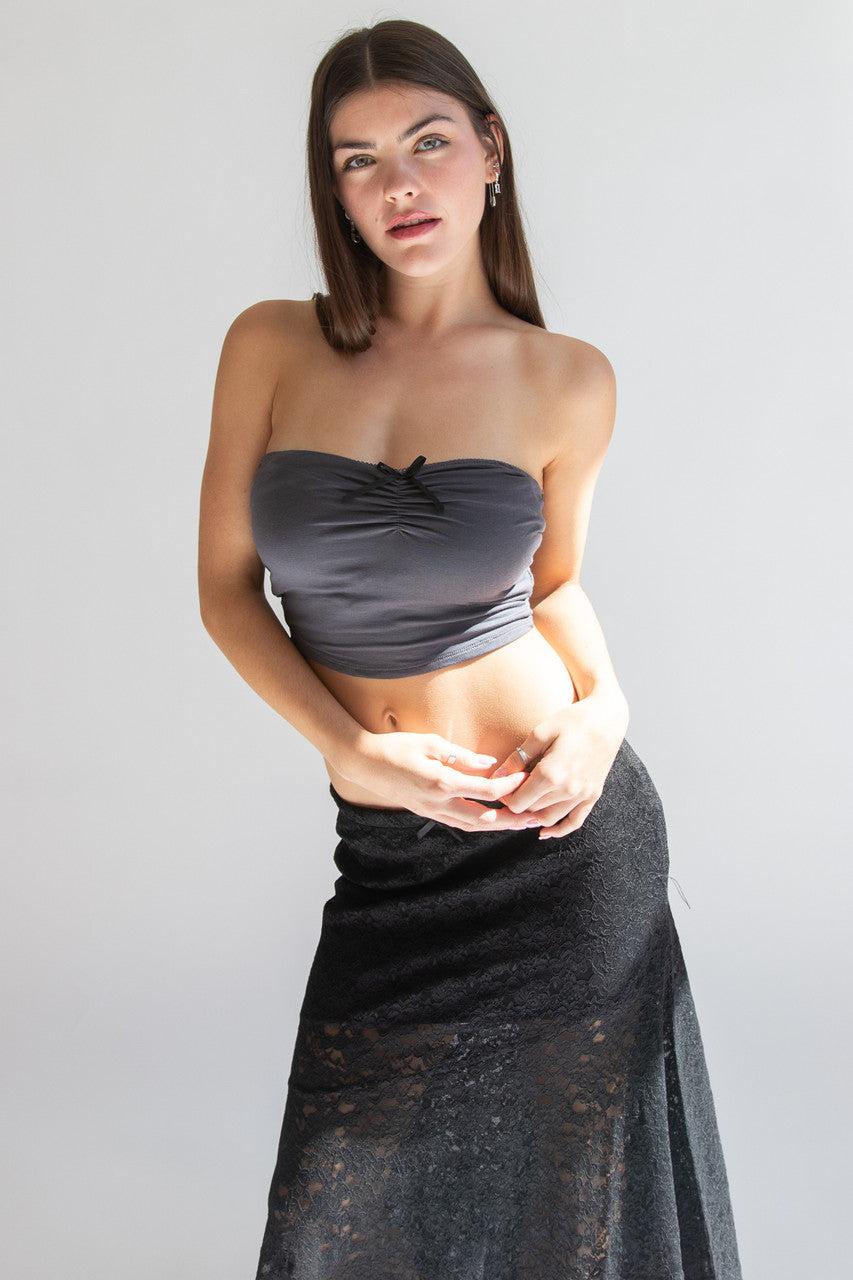 Bow Cinch Tube Top Product Image