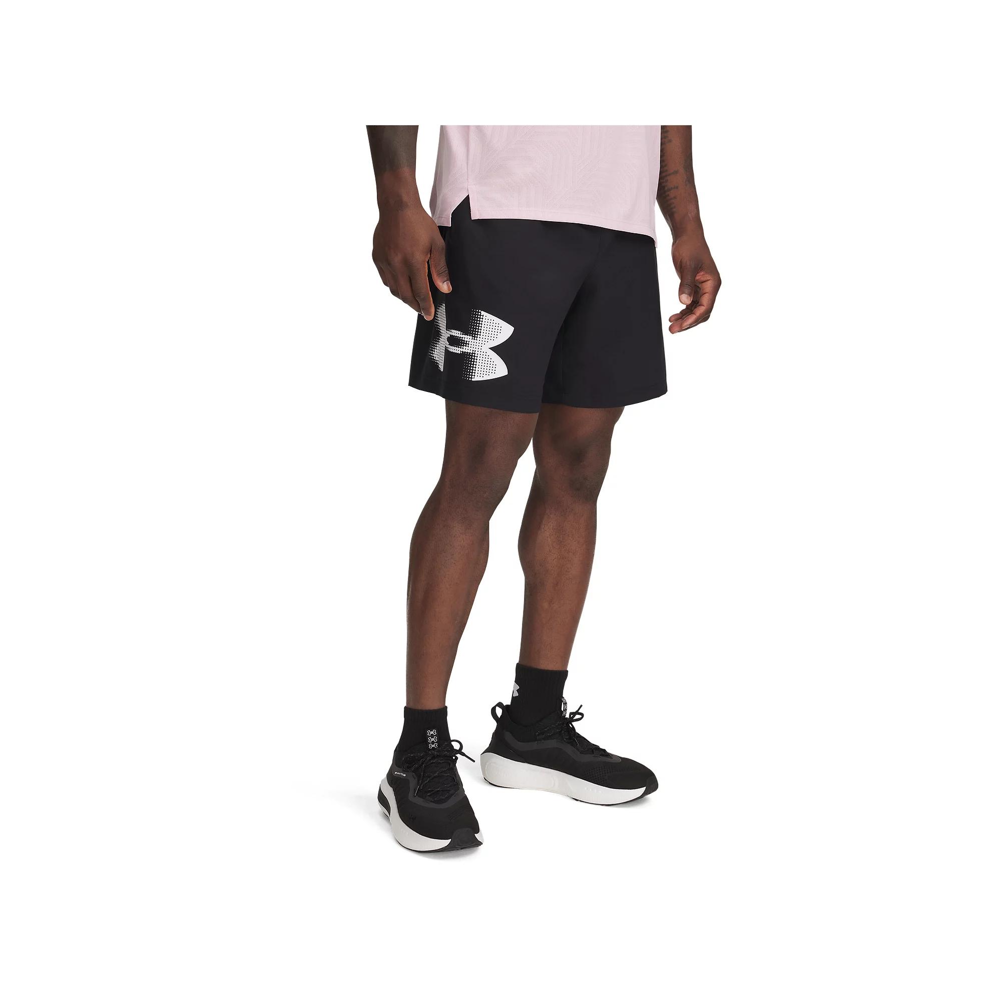 Men's Under Armour Tech™ Woven Graphic Shorts, Size: Small, Black Product Image