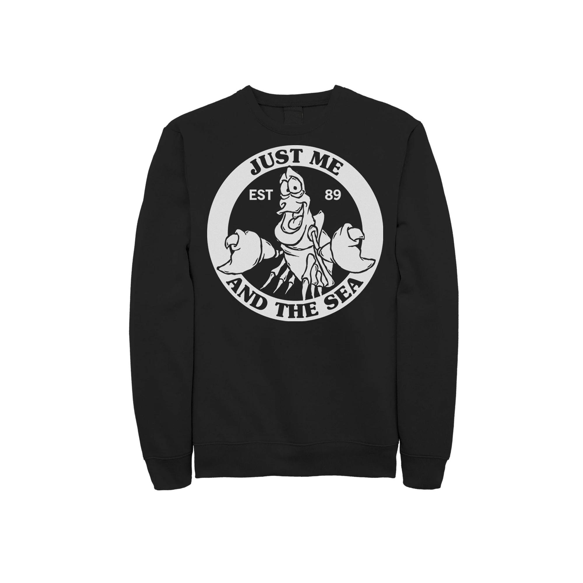 Disneys The Little Mermaid Sebastian Just Me And The Sea Mens Sweatshirt Product Image