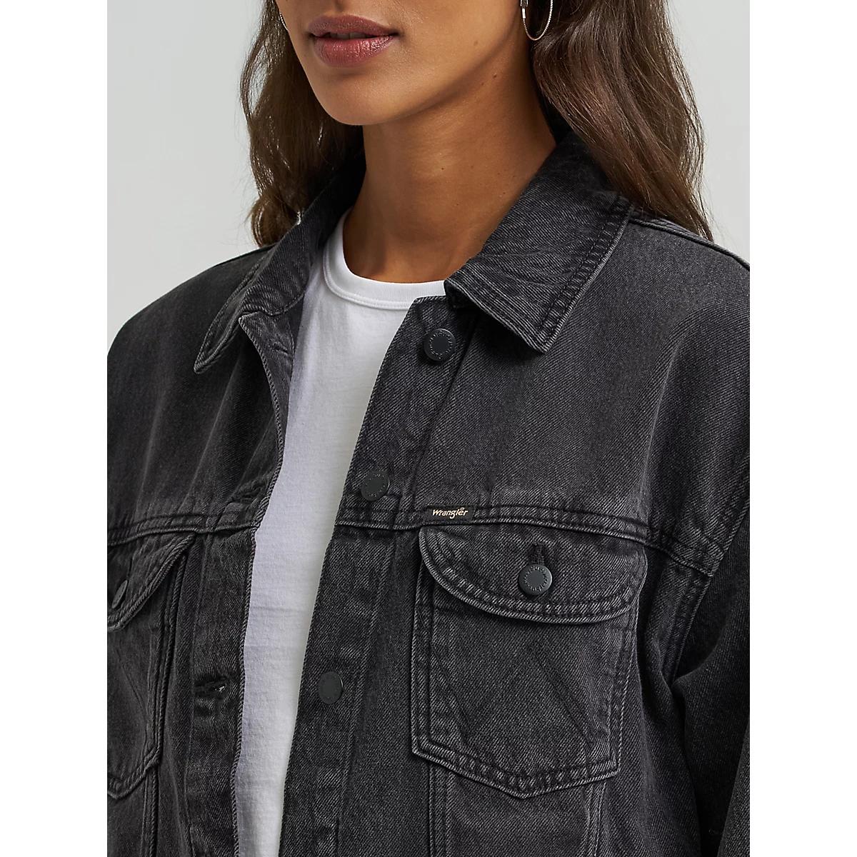 Women's Girlfriend Denim Jacket in Nashville Product Image