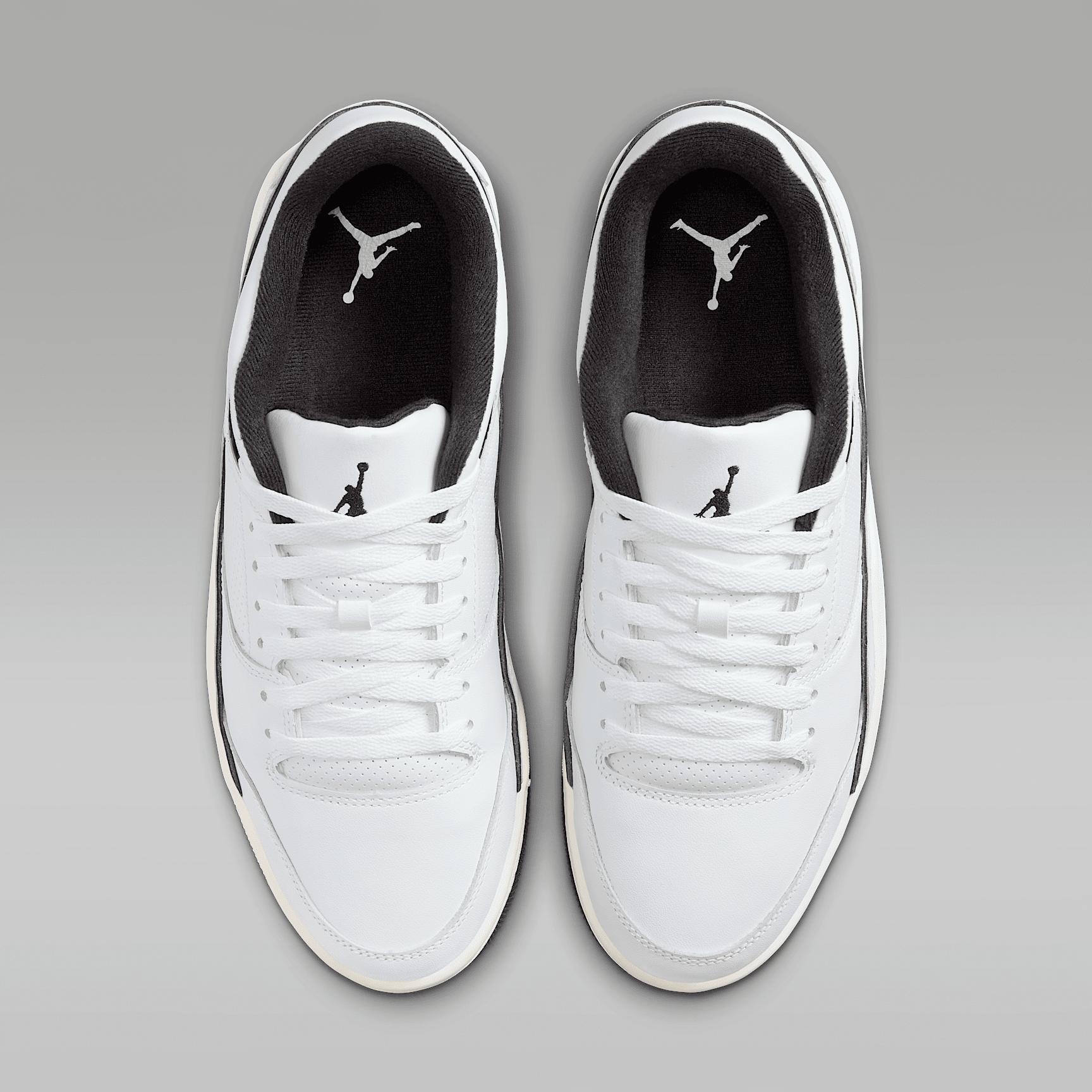 Jordan Mens Jordan Flight Court - Mens Shoes Black/White Product Image