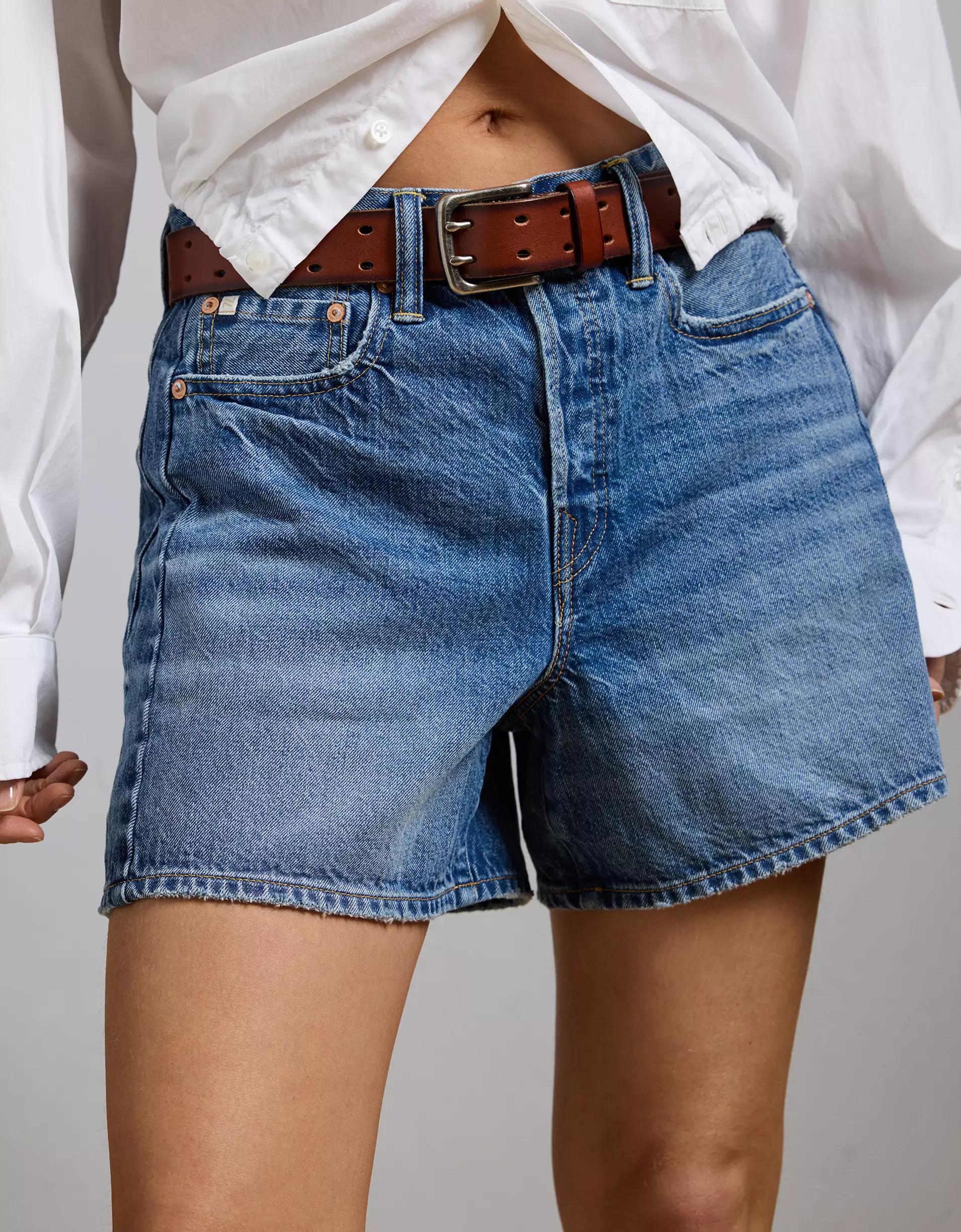 AE77 Premium Baggy Denim Short Product Image