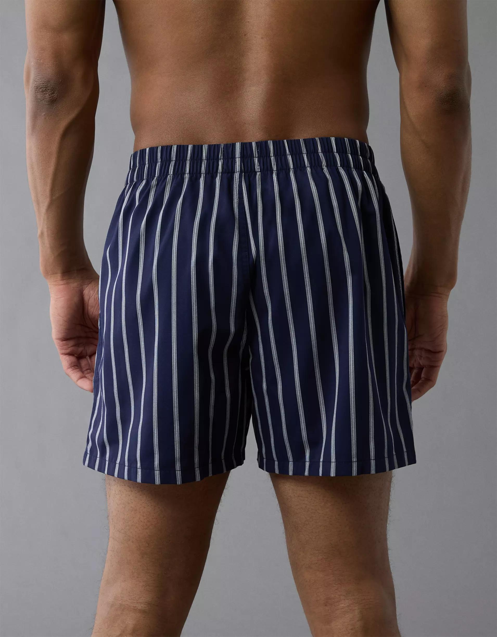 AEO Men's Striped Poplin Pocket Boxer Short Product Image