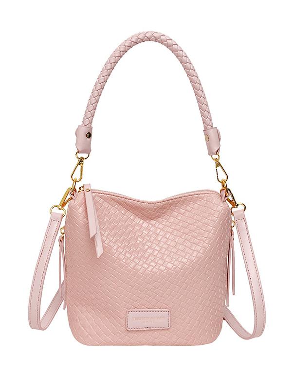 Split-Joint Woven Zipper Bags Product Image