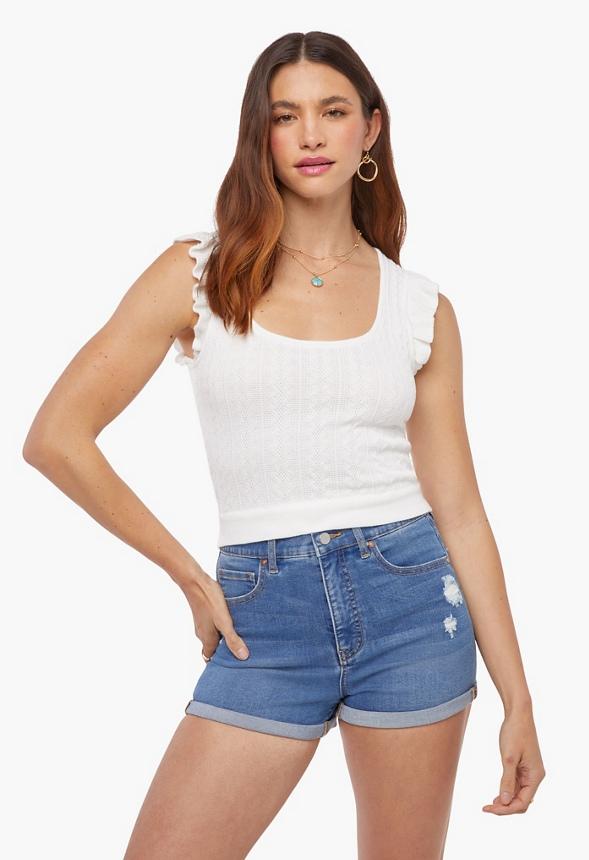 JustFab Margaux Platform Loafer Pump Womens Black/ White Size 8.5 Product Image