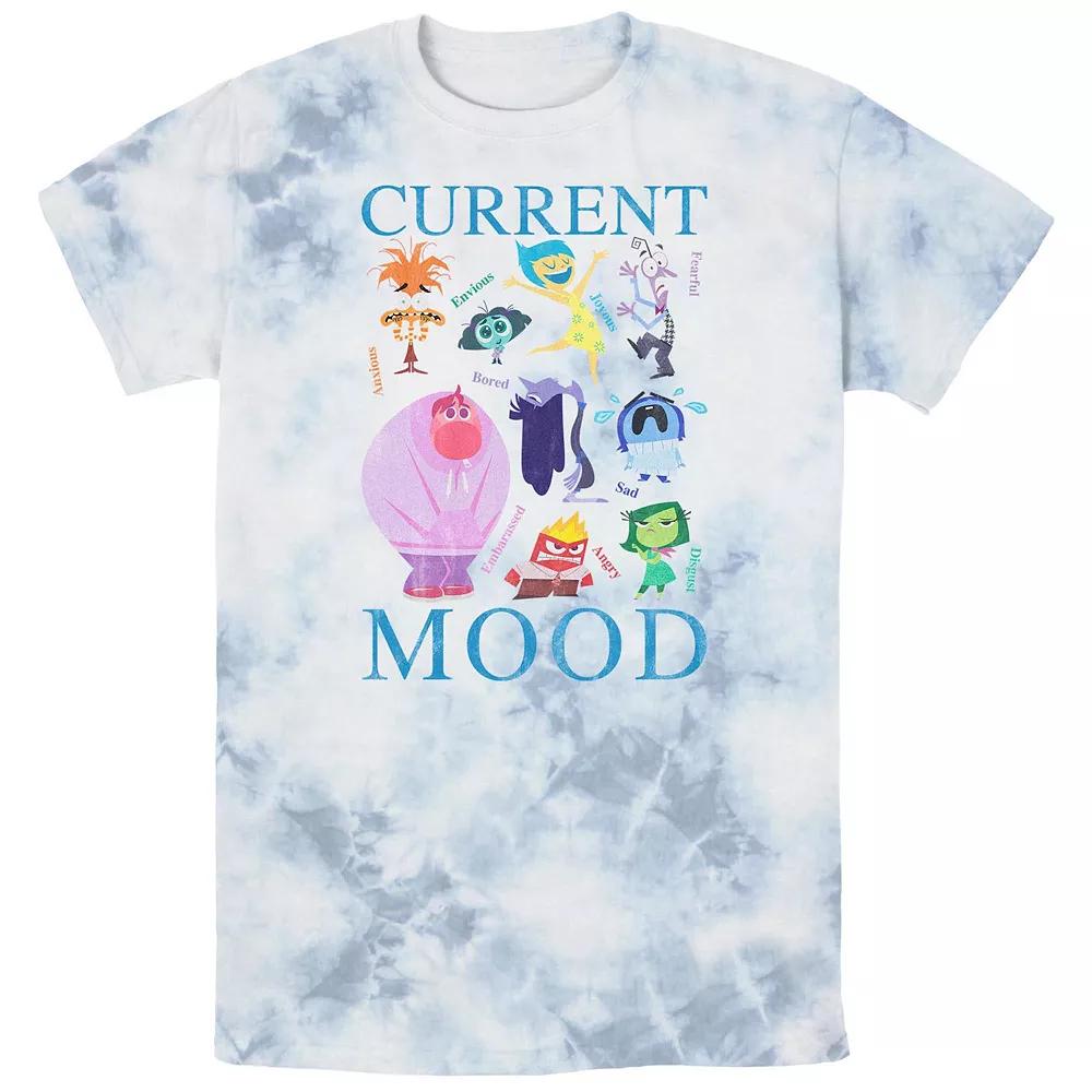 Men's Inside Out 2 Emotions Current Mood Bombard Wash Graphic Tee,  Product Image