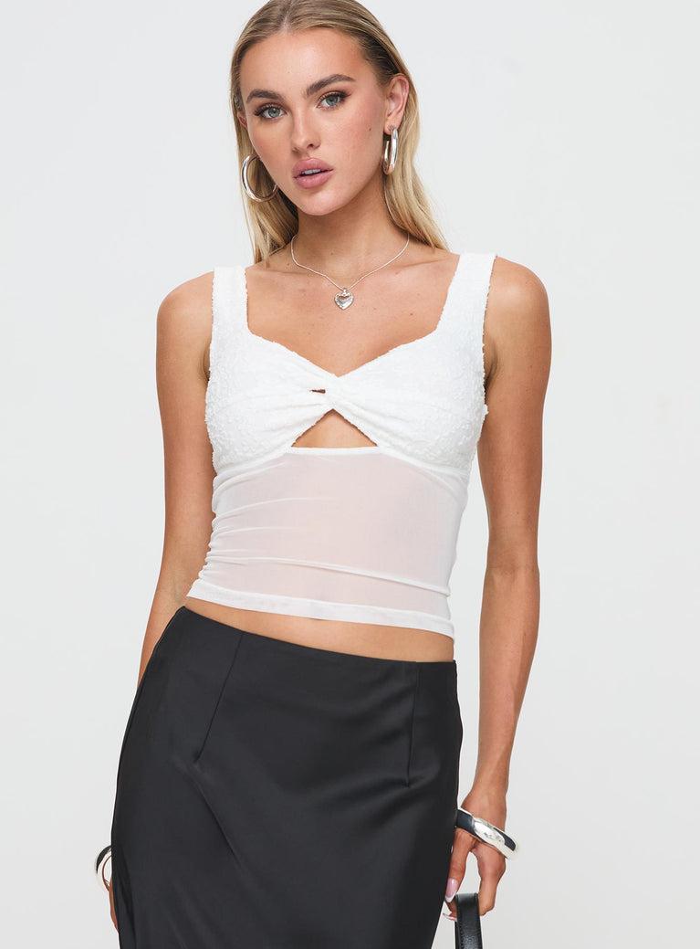 Gita Top White Product Image