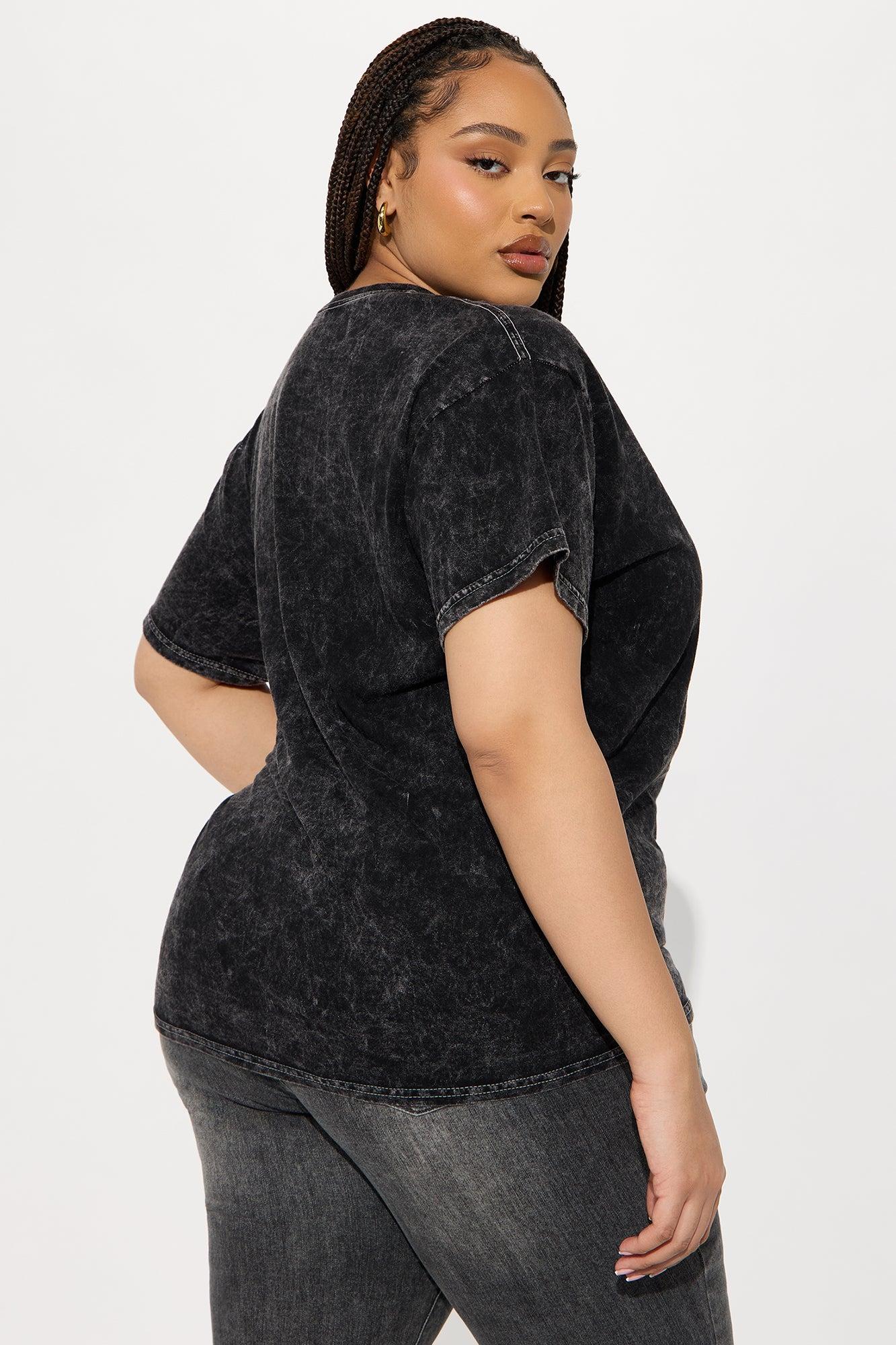 Sexyy Red Washed Oversized Tee - Black Product Image
