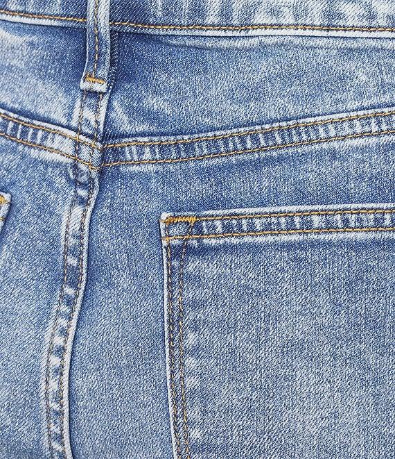 Driftwood Stretch Denim High Rise Lace Jeans Product Image