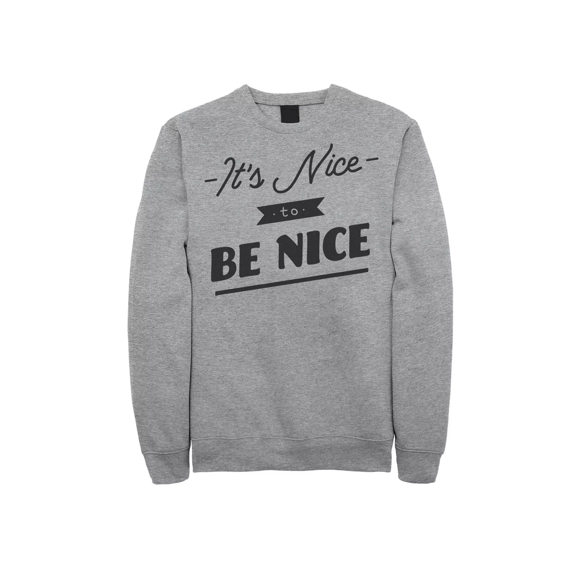 Men's Fifth Sun Nice To Be Nice Bold Sweatshirt,  Product Image