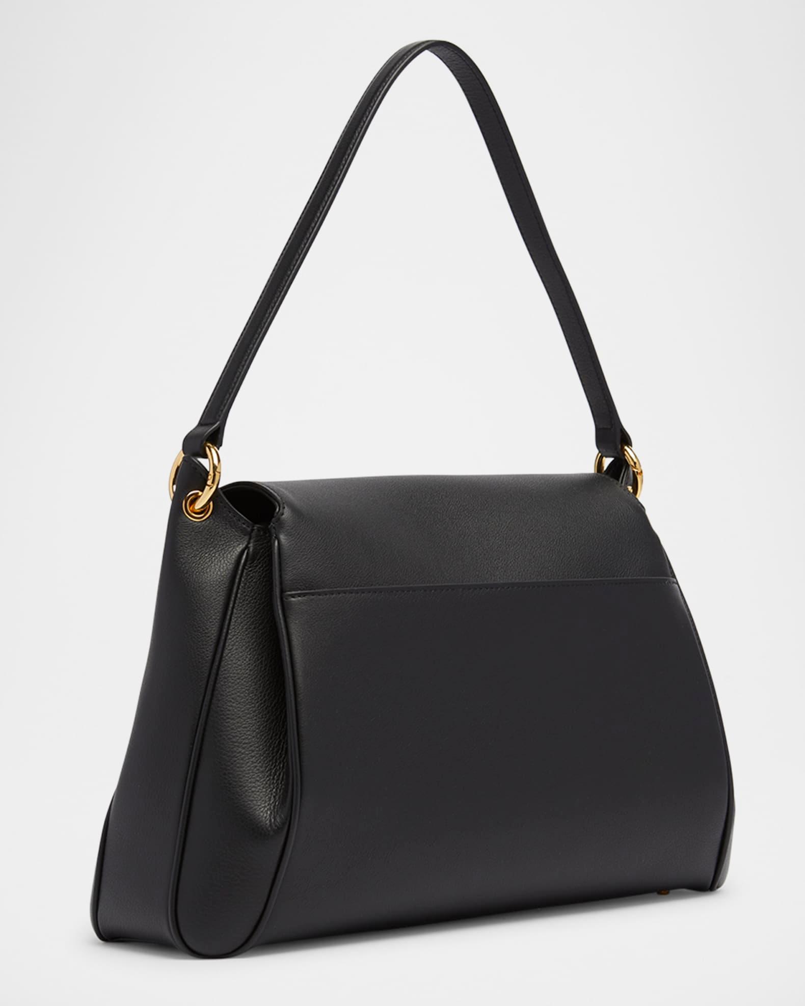 Tara Flap Shoulder Bag in Grain Leather  Product Image