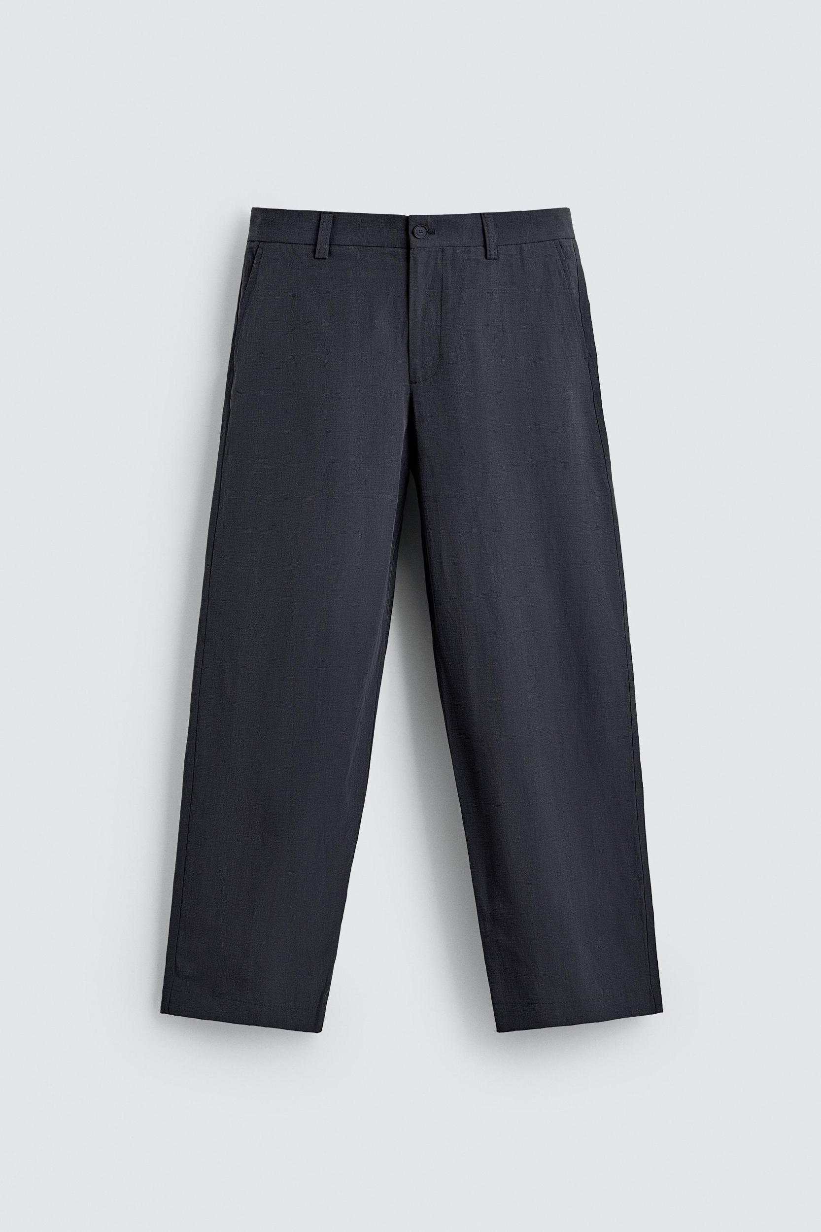 FLOWY STRAIGHT FIT PANTS Product Image