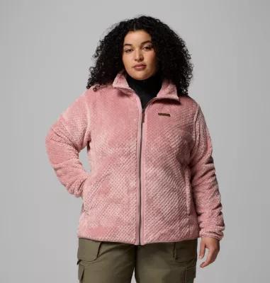 Columbia Womens Fire Side II Sherpa Full Zip Fleece - Plus Size- Product Image