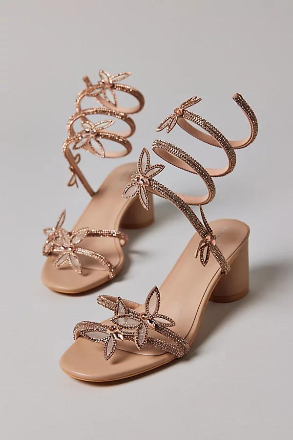Azalea Wang Quinton Butterfly Ankle Wrap Sandal Womens at Urban Outfitters Product Image