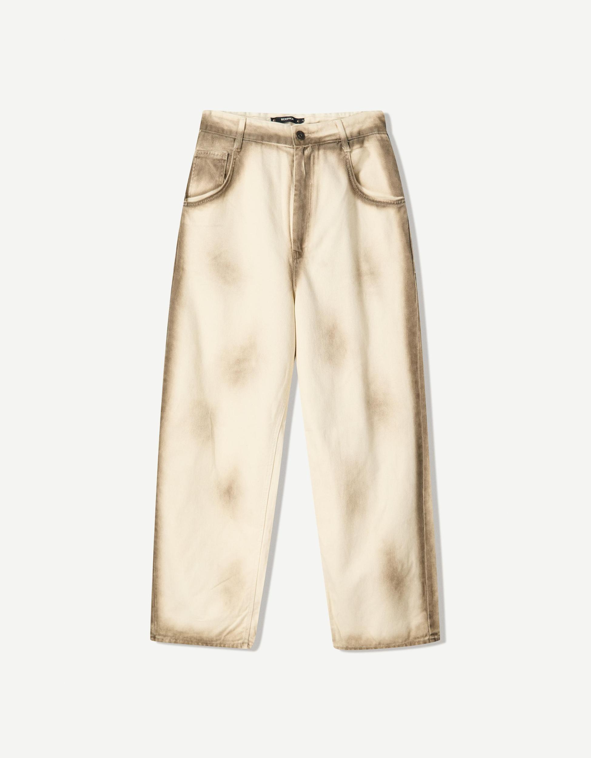 Super baggy printed pants Product Image