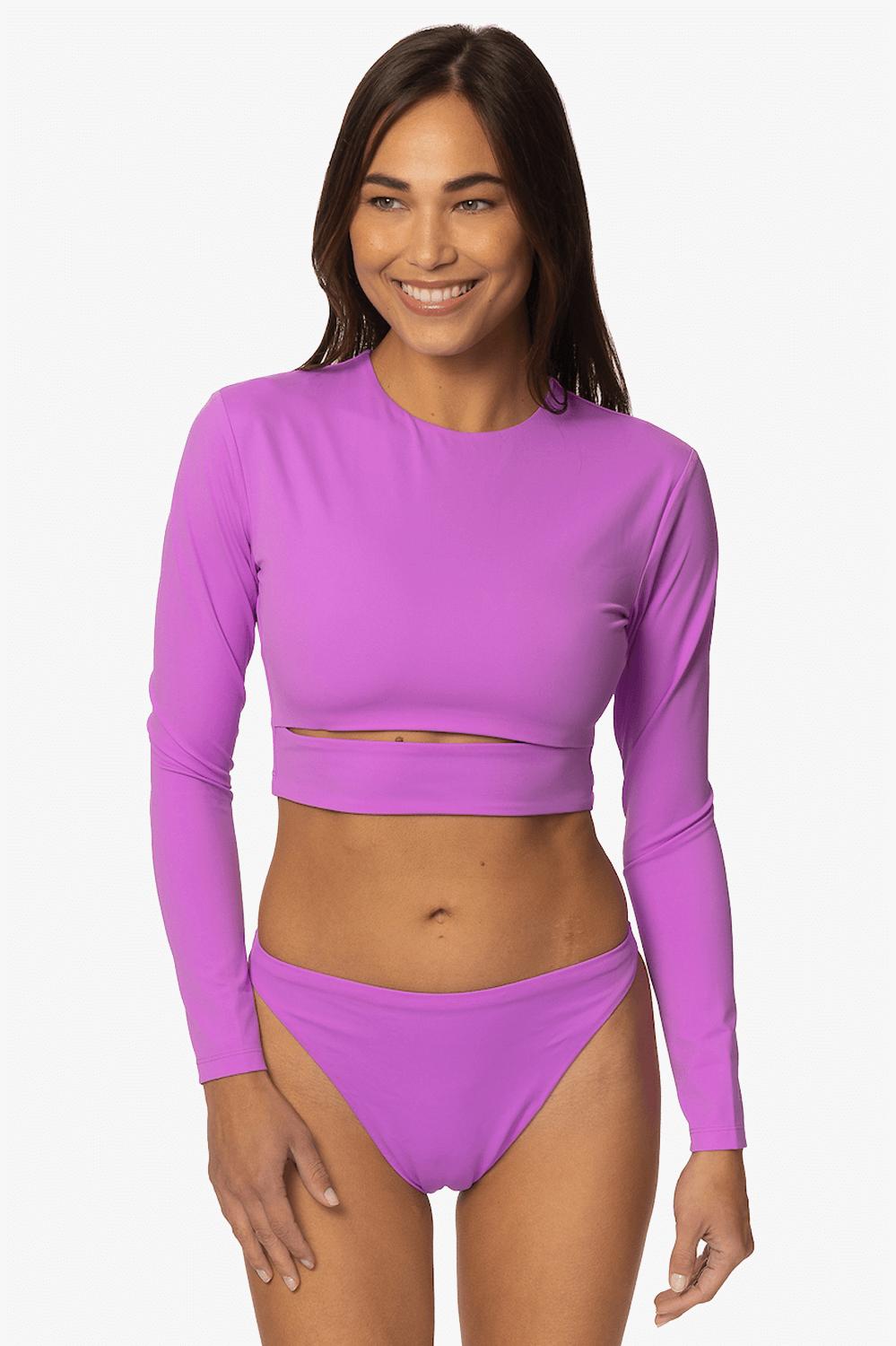 Taranaki Long Sleeved Crop Cut-Out Rashguard - Dreamer Female Product Image