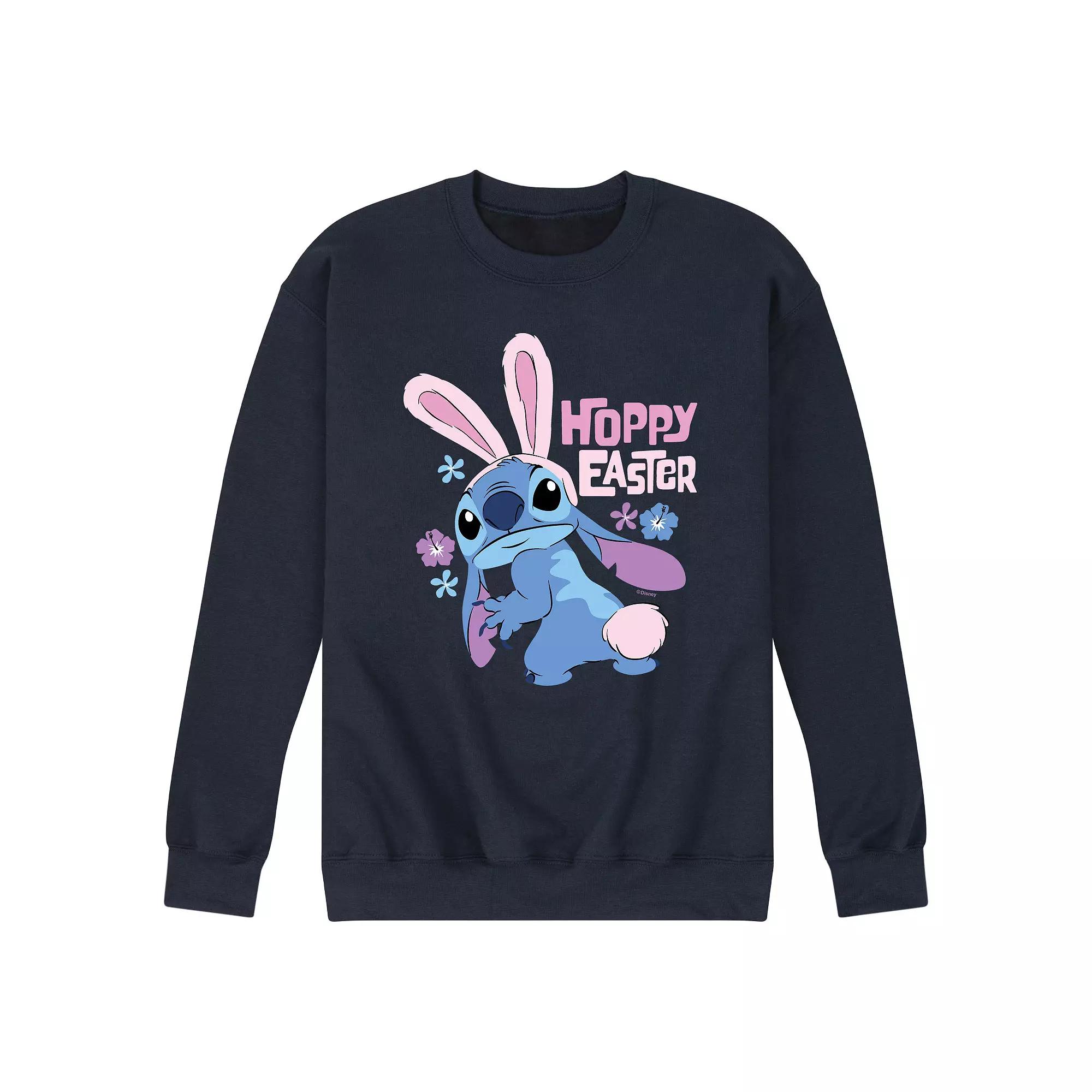 Disney's Lilo & Stitch Men's Hoppy Easter Fleece Sweatshirt,  Product Image