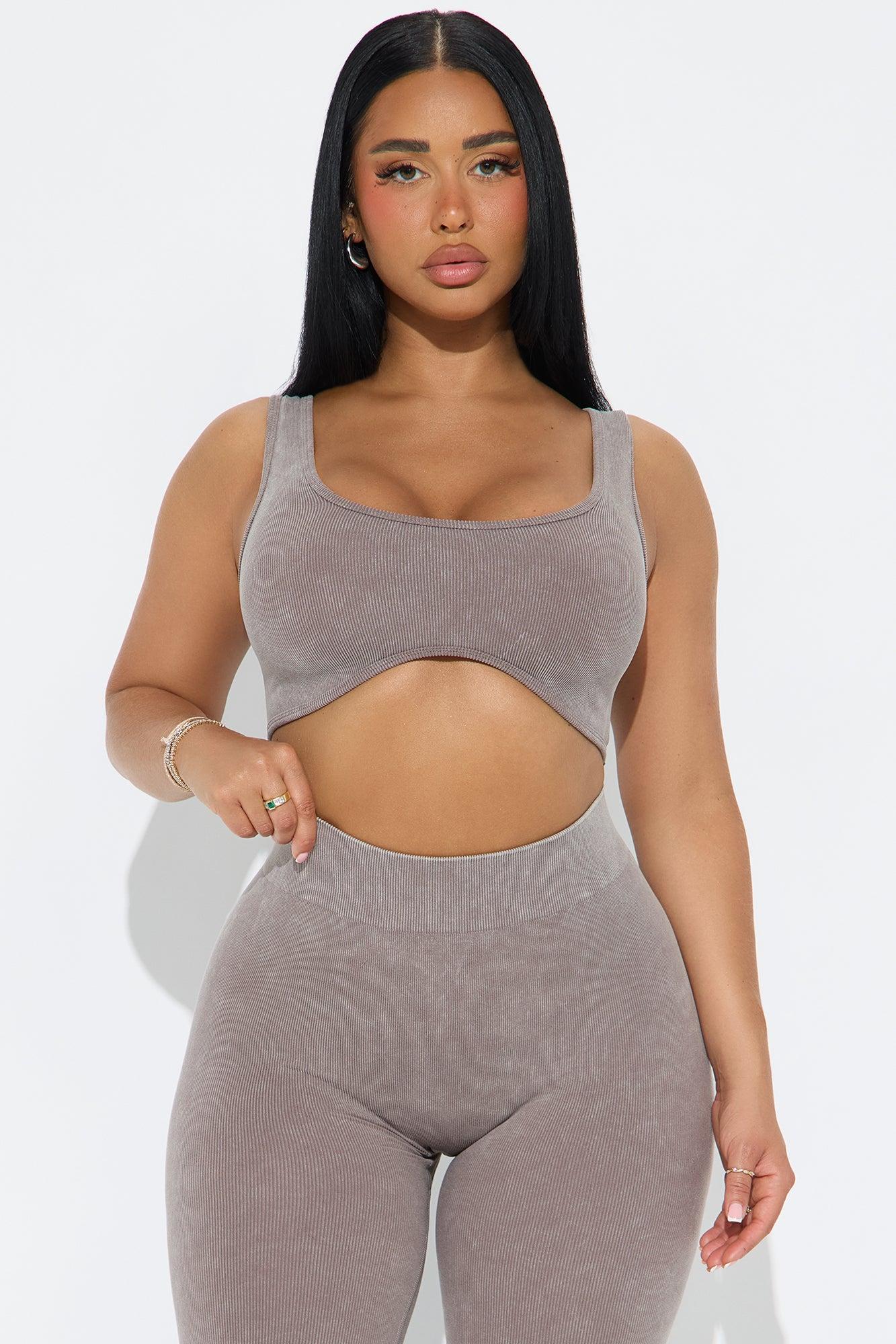 Settle Down Seamless Legging Set - Stone Female Product Image