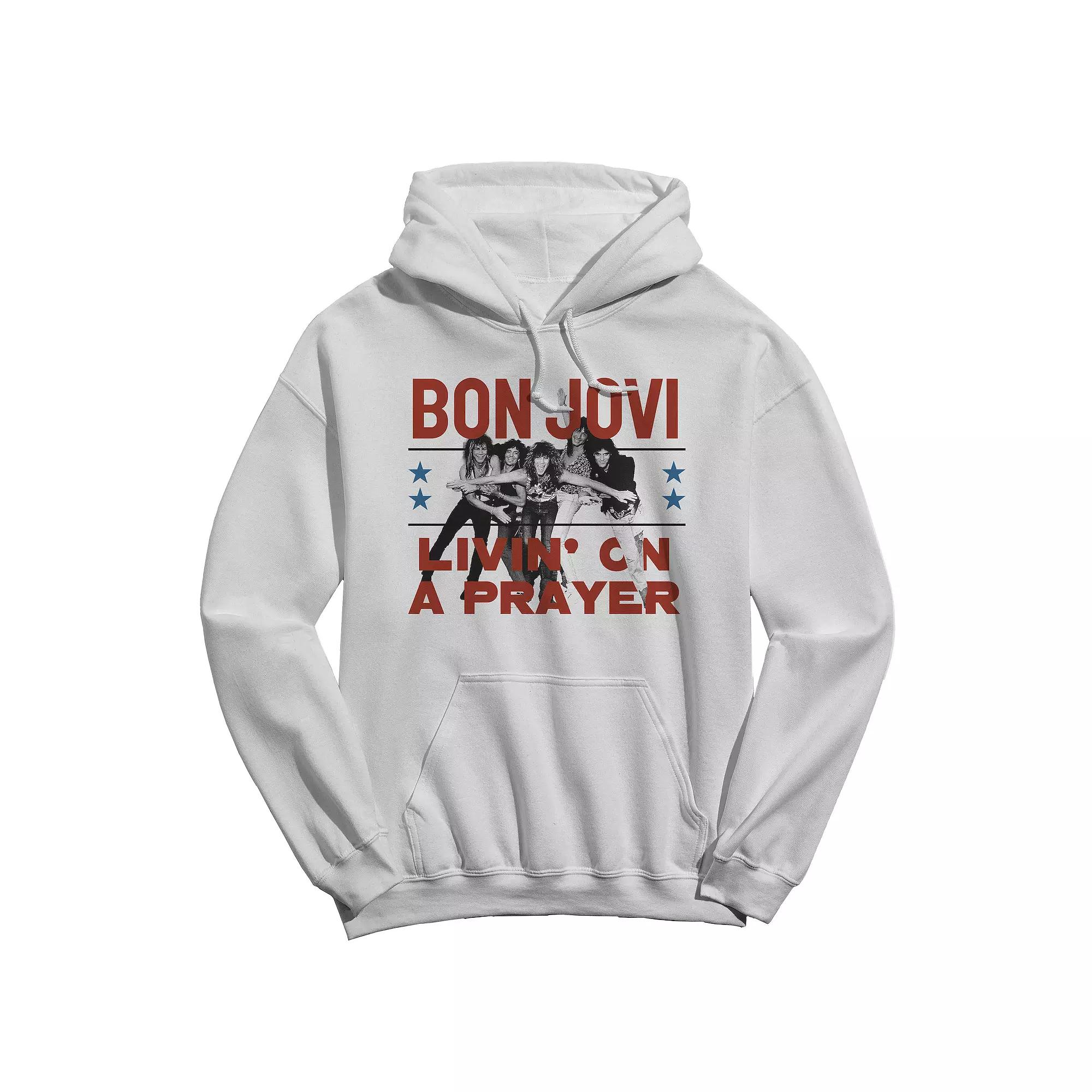 Men's Bon Jovi Livin On A Prayer Graphic Hoodie, Adult Unisex,  Product Image