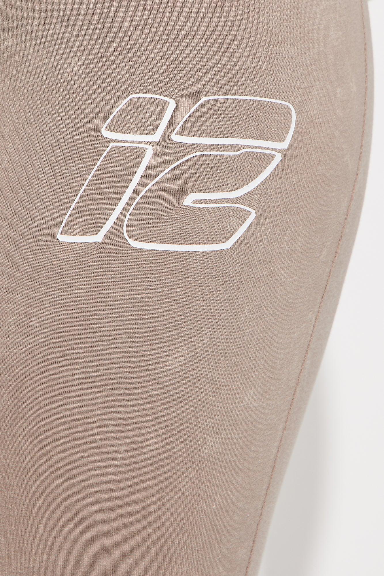 Stay Sporty Washed Wide Leg Pant - Taupe/combo Product Image