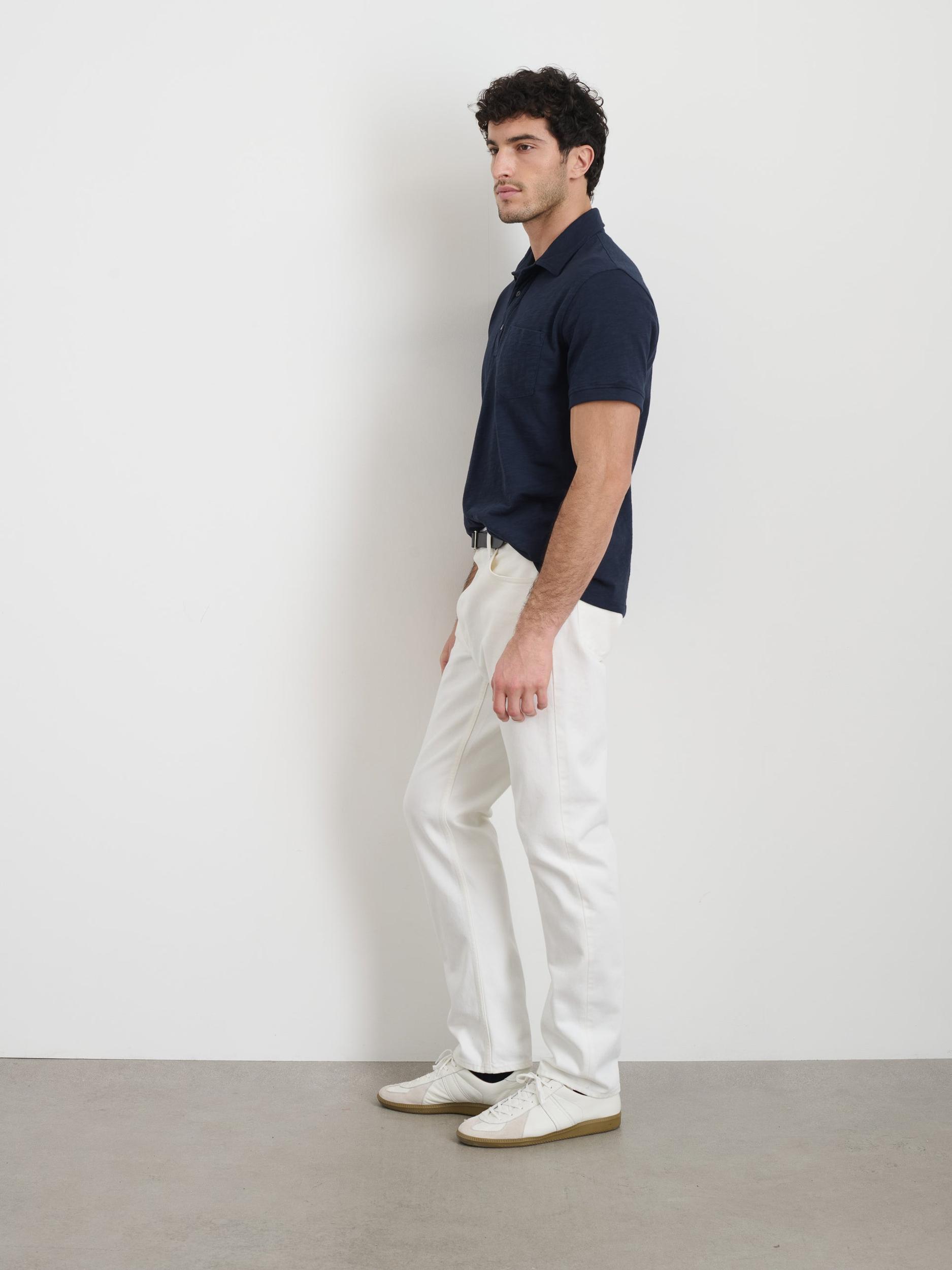 Standard Polo in Slub Cotton Product Image