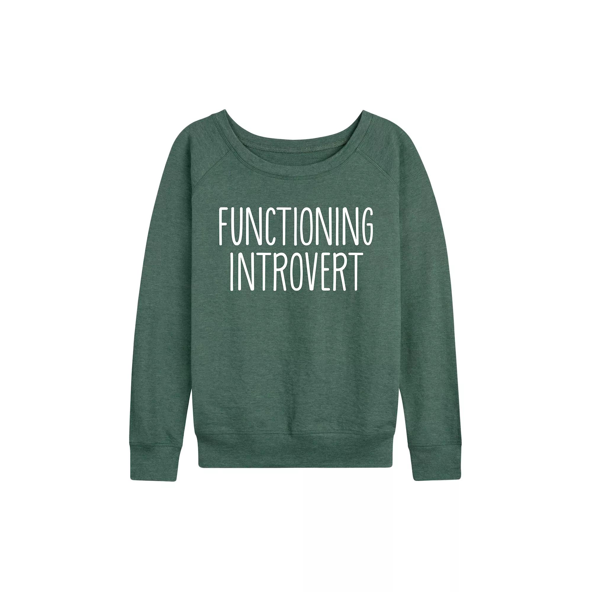 Women's Functioning Introvert French Terry Long Sleeve Tee, Girl's,  Product Image