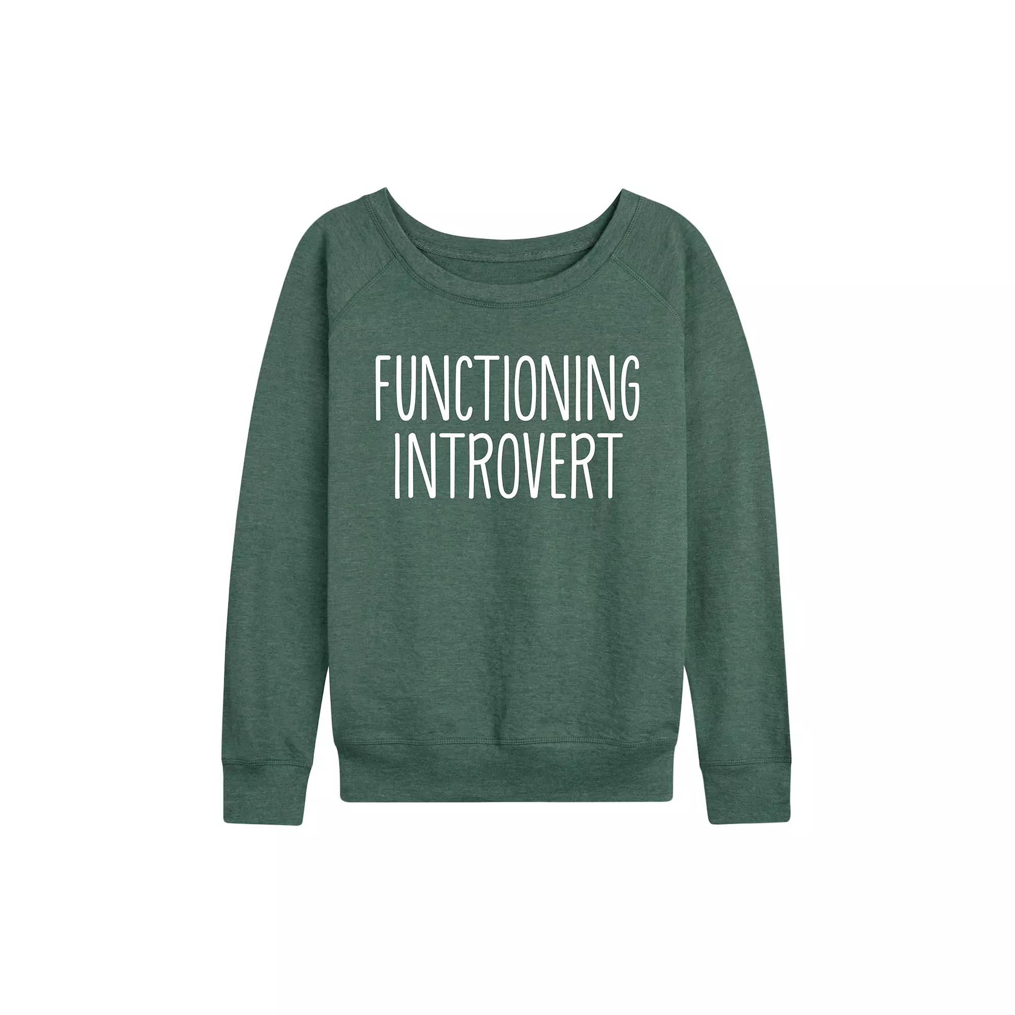 Women's Functioning Introvert French Terry Long Sleeve Tee, Girl's,  Product Image