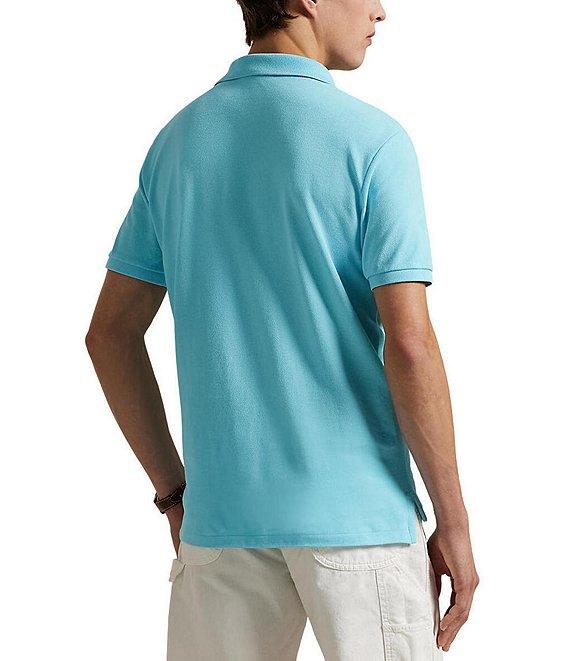 Polo Ralph Lauren Custom Slim Fit Solid Mesh Polo Shirt Product Image