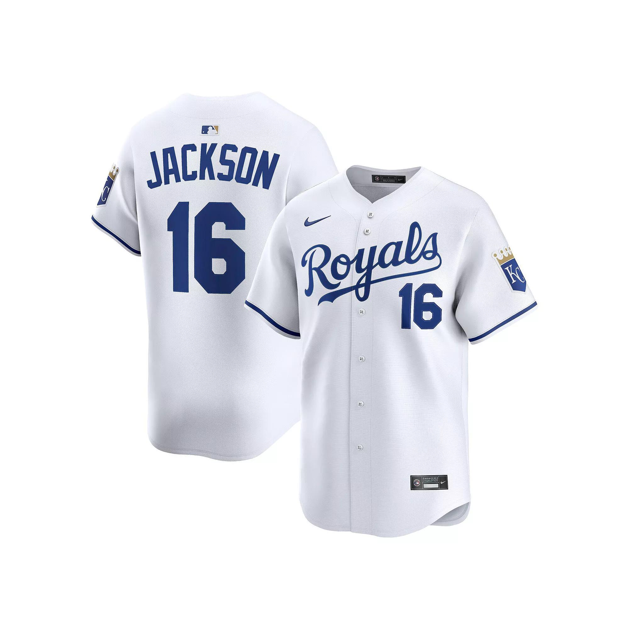 Men's Nike Bo Jackson White Kansas City Royals Home Limited Player Jersey,  Product Image