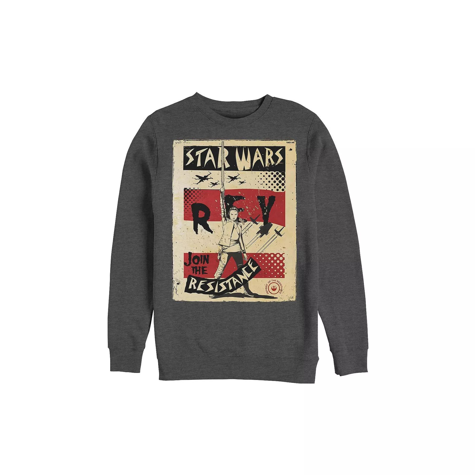 Men's Star Wars Last Jedi Rey Sweatshirt,  Product Image
