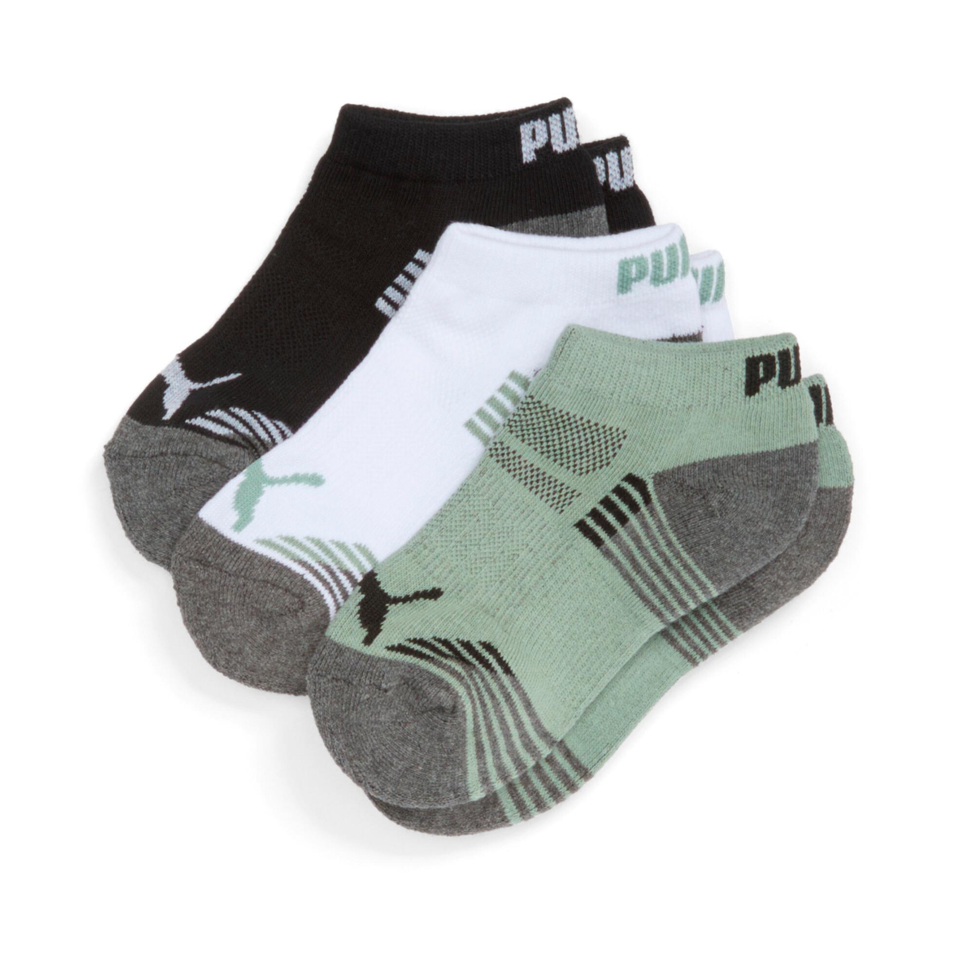 PUMA Big Kids' Half-Terry Low Cut Socks (3 Pairs) Product Image