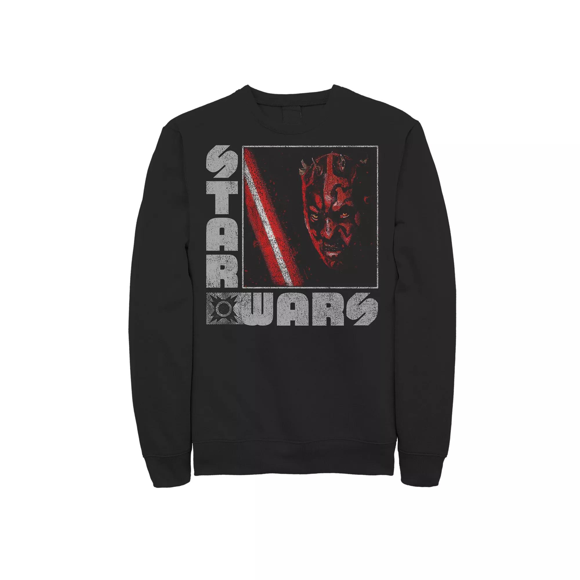 Men's Star Wars Darth Maul Distressed Square Portrait Tee,  Product Image