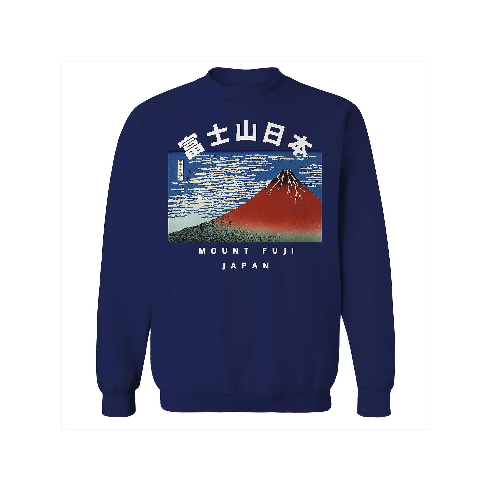 Men's Mount Fuji Fleece Sweatshirt, Adult Unisex,  Product Image