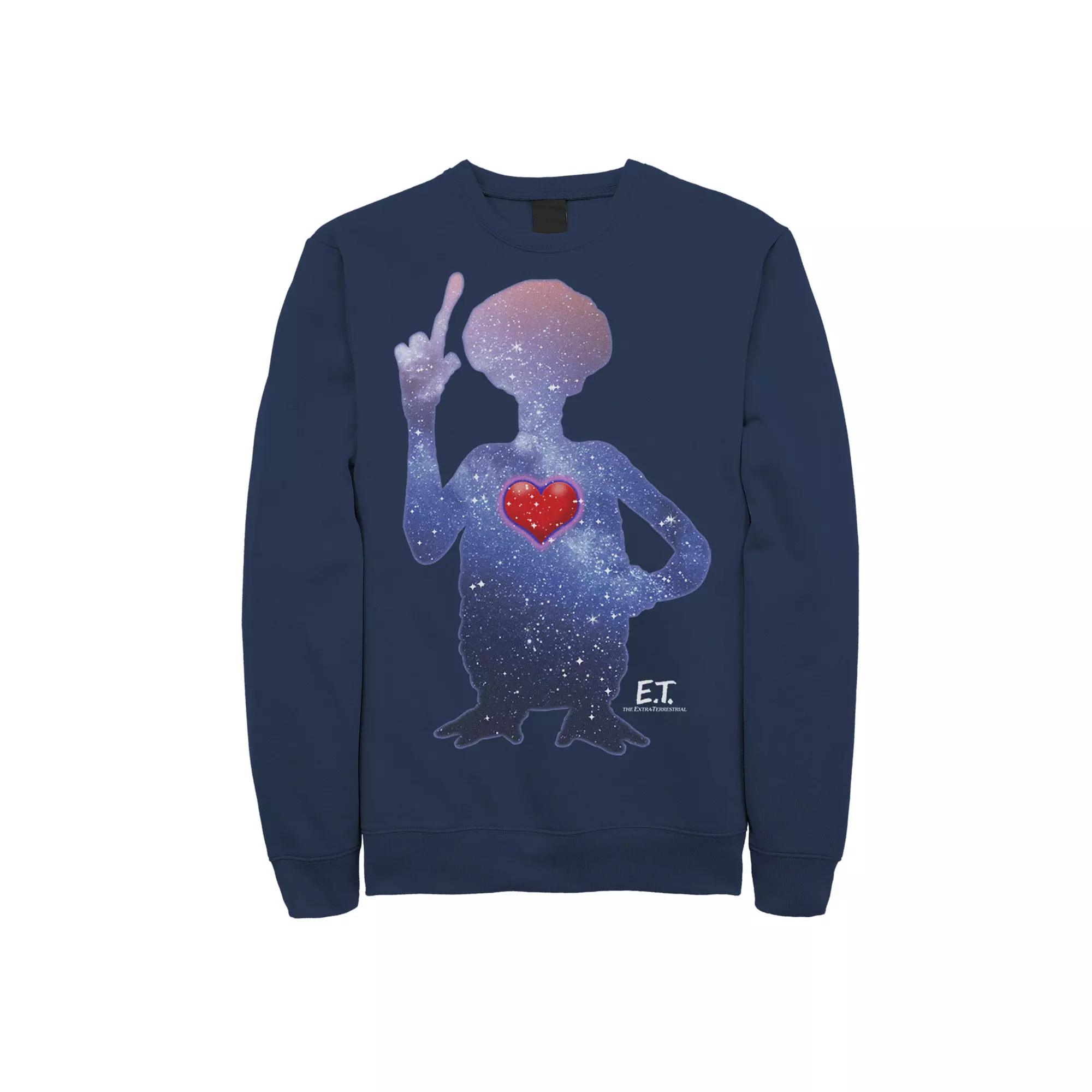 Men's E.T. Terrestrial Universe Silhouette Heart Sweatshirt,  Product Image