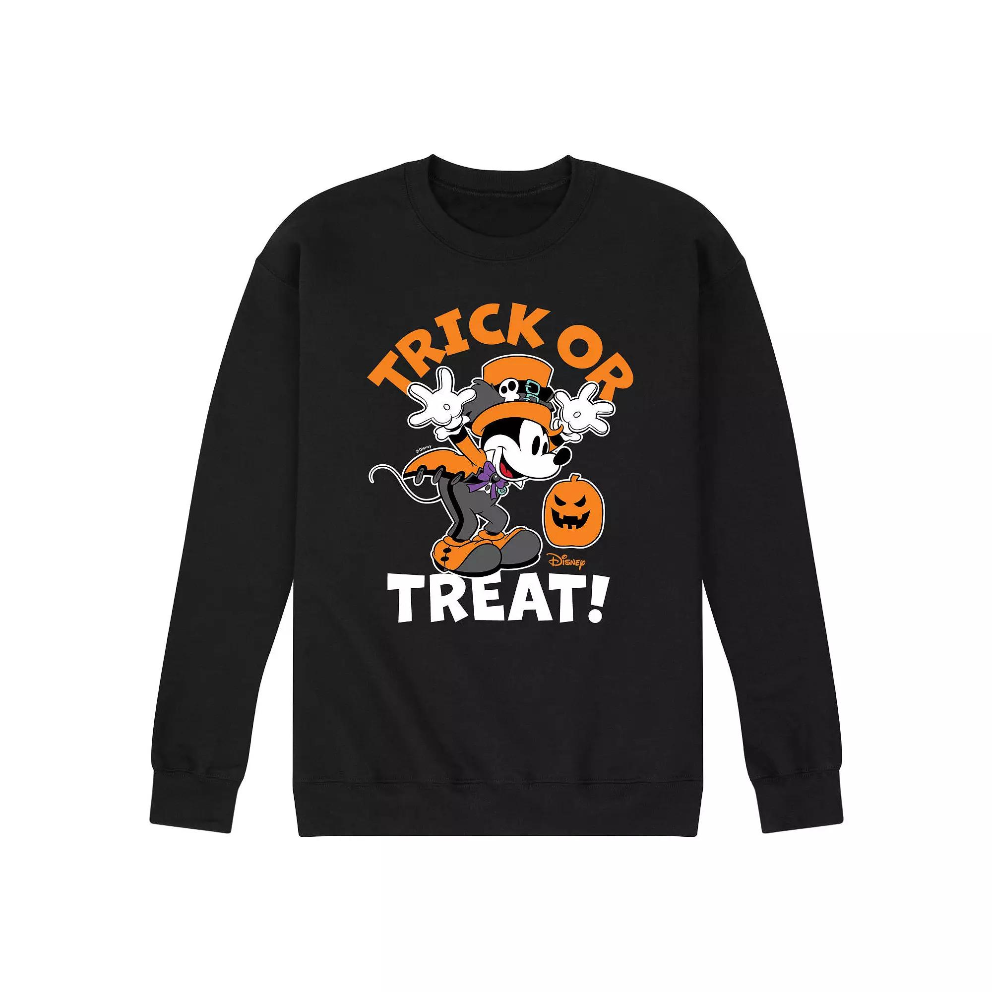 Disney's Mickey Mouse Men's Trick Or Treat Fleece Sweatshirt,  Product Image