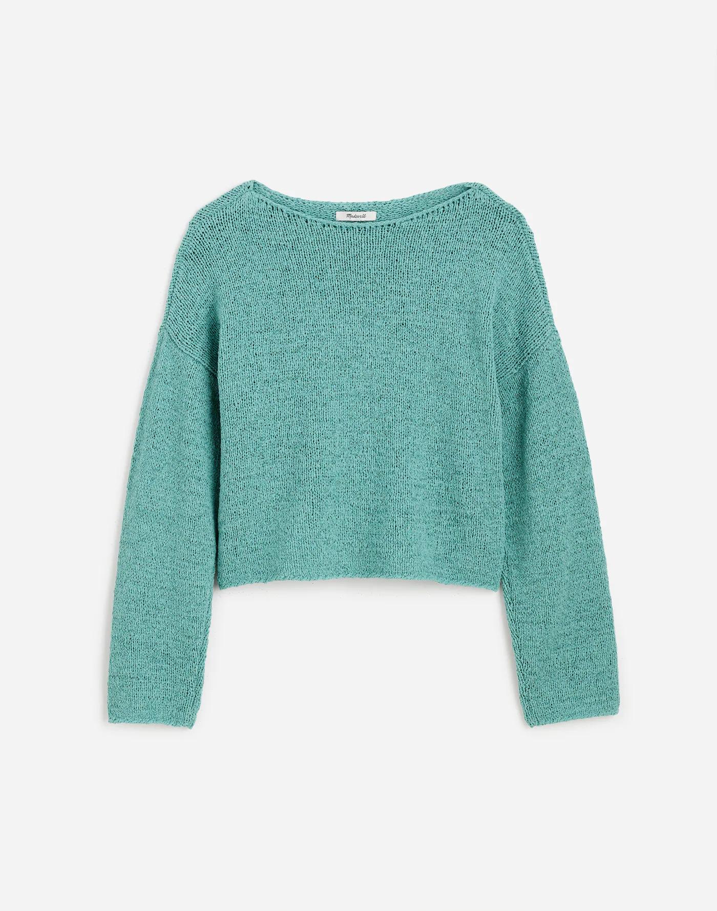 Boatneck Pullover Sweater Product Image