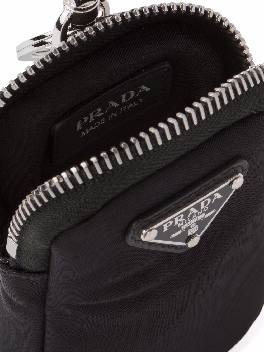 logo-plaque zip-fastening pouch Product Image