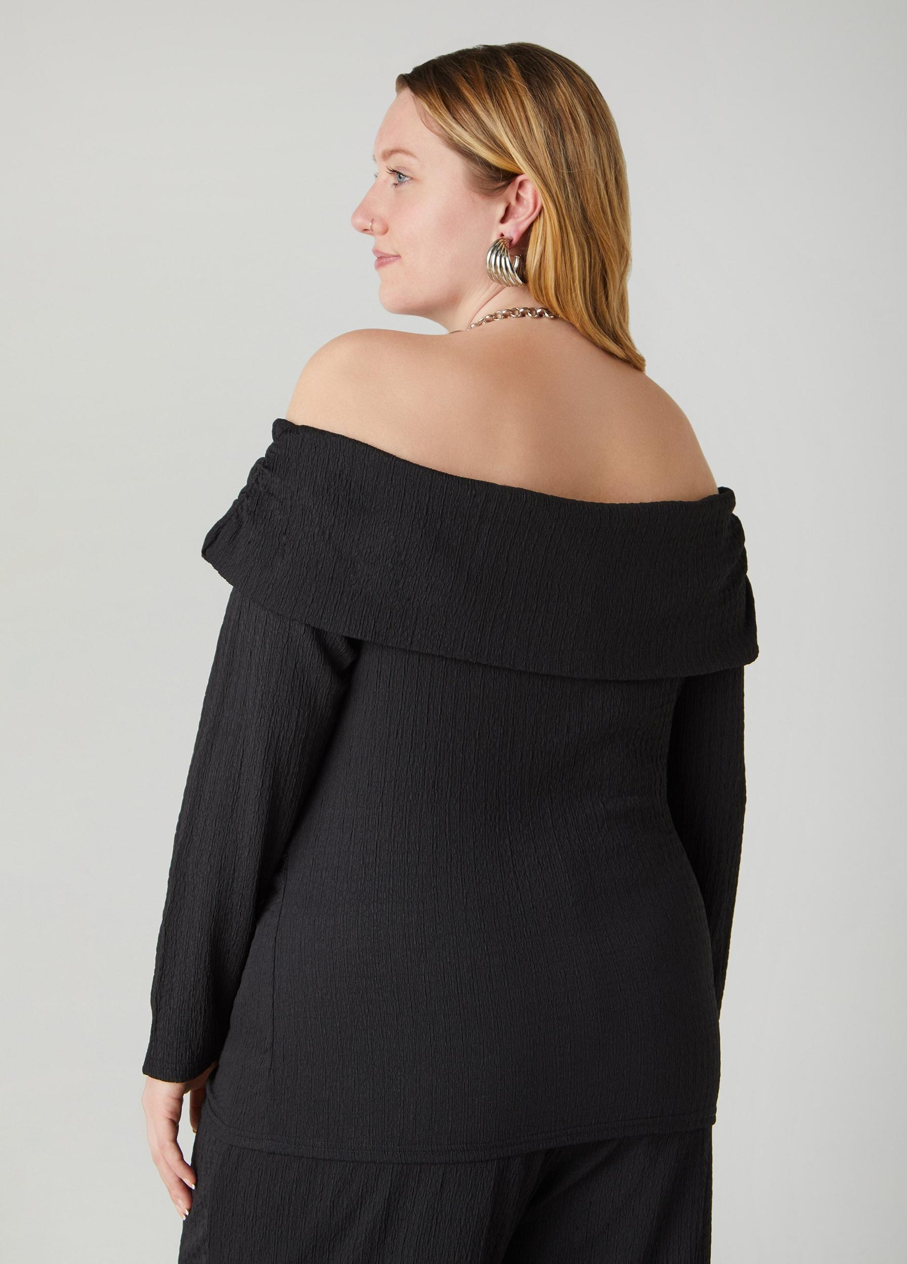 Textured Off The Shoulder Top Product Image