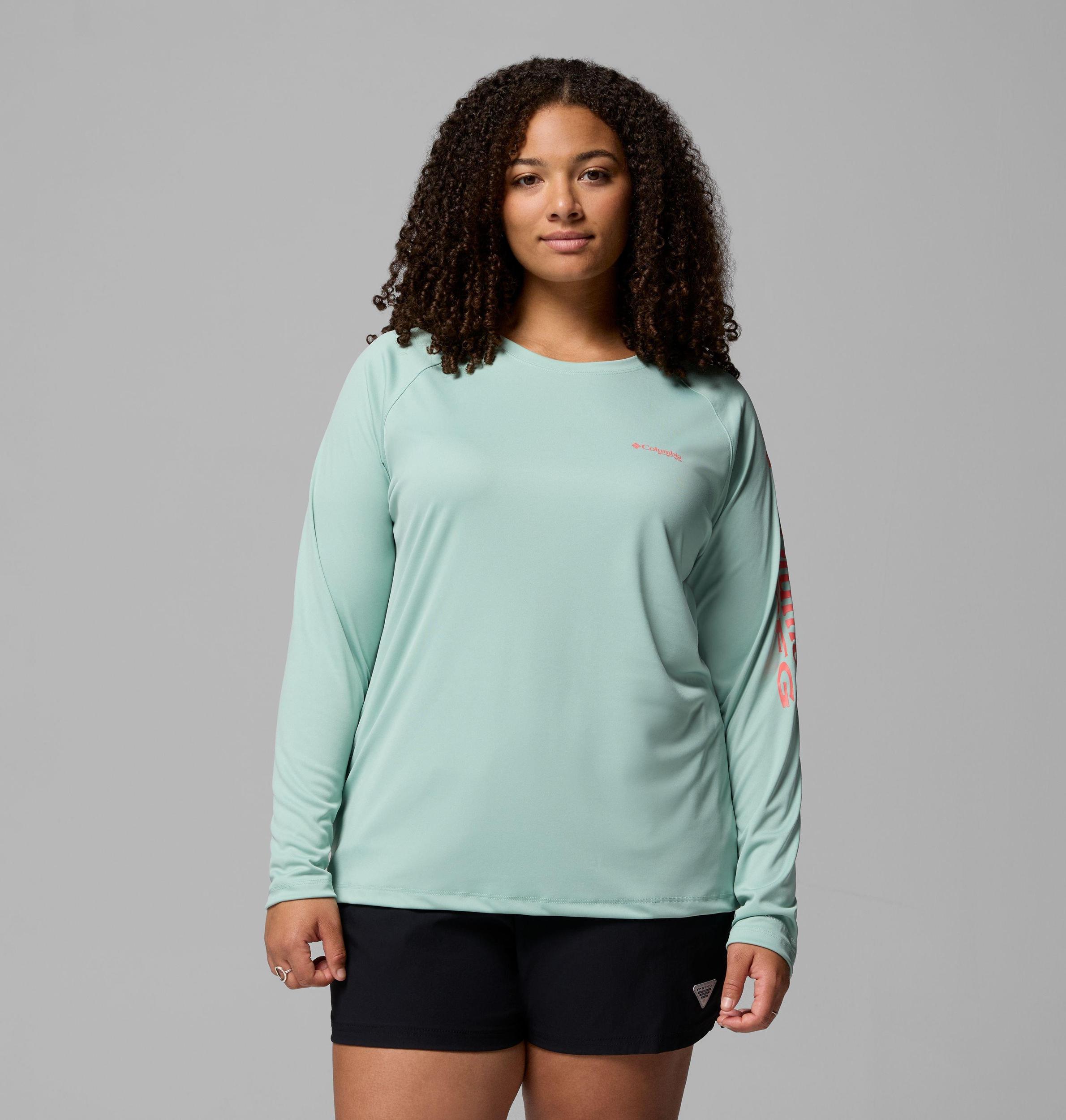 Columbia Womens PFG Tidal Tee II Long Sleeve Shirt - Plus Size- Product Image