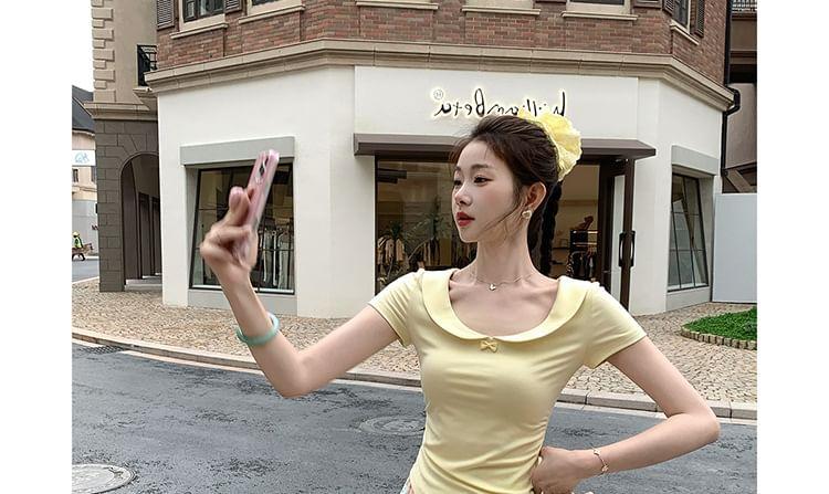 Maternity Elastic Waist Floral Print A-Line Skirt (Various Designs) Product Image