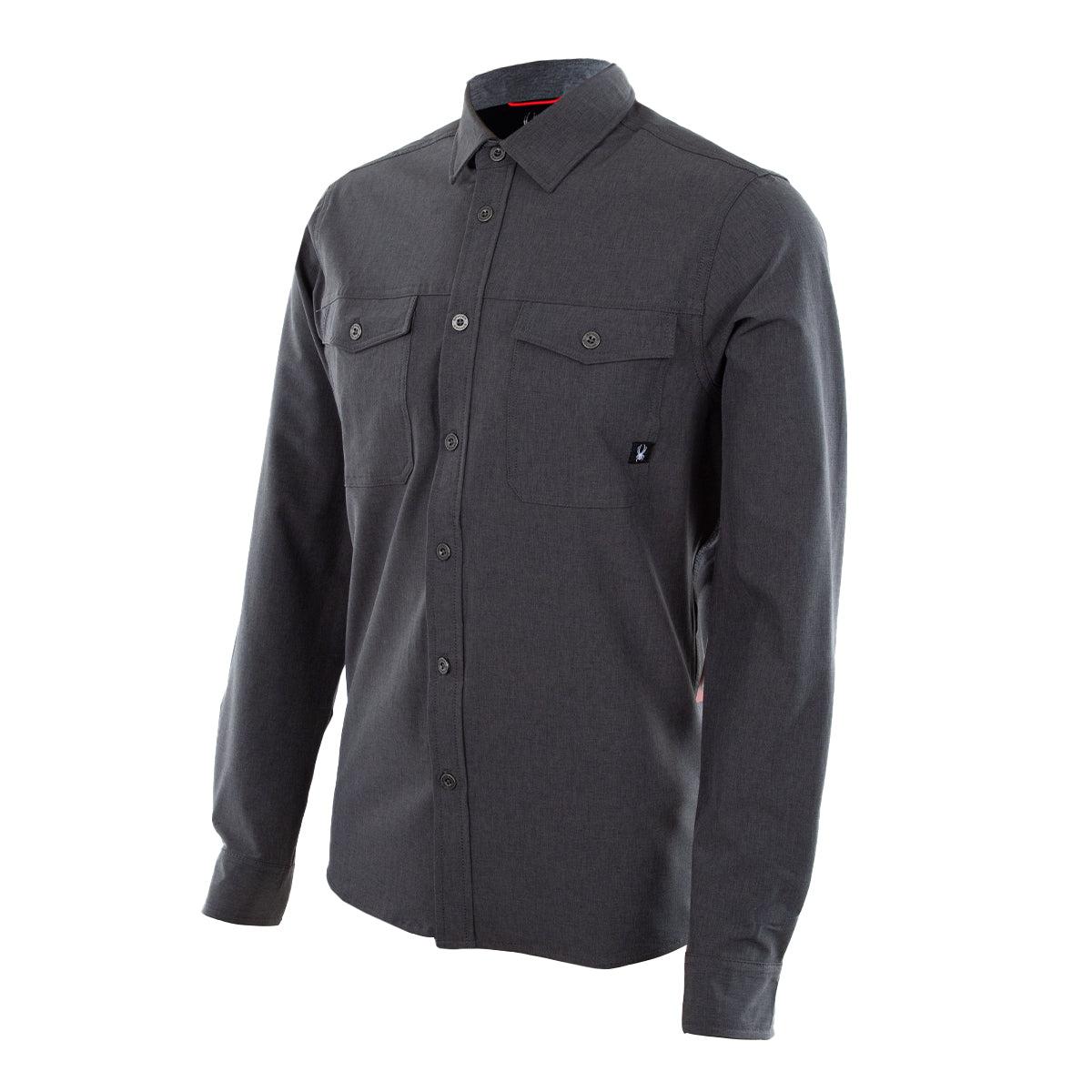 Spyder Men's Melange Long Sleeve 2 Pocket Shirt Product Image
