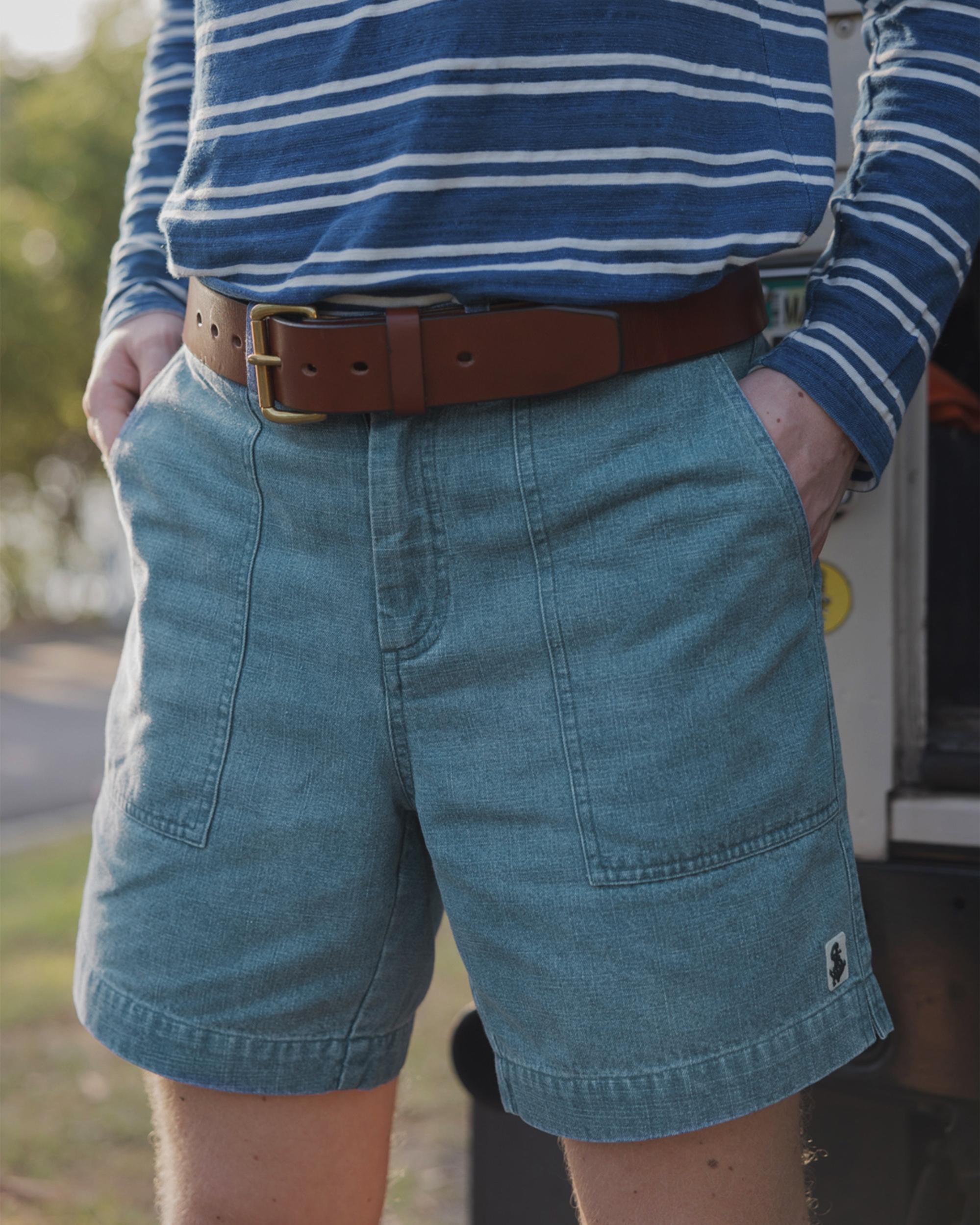 Ventura Short in Mid Wash Denim Product Image