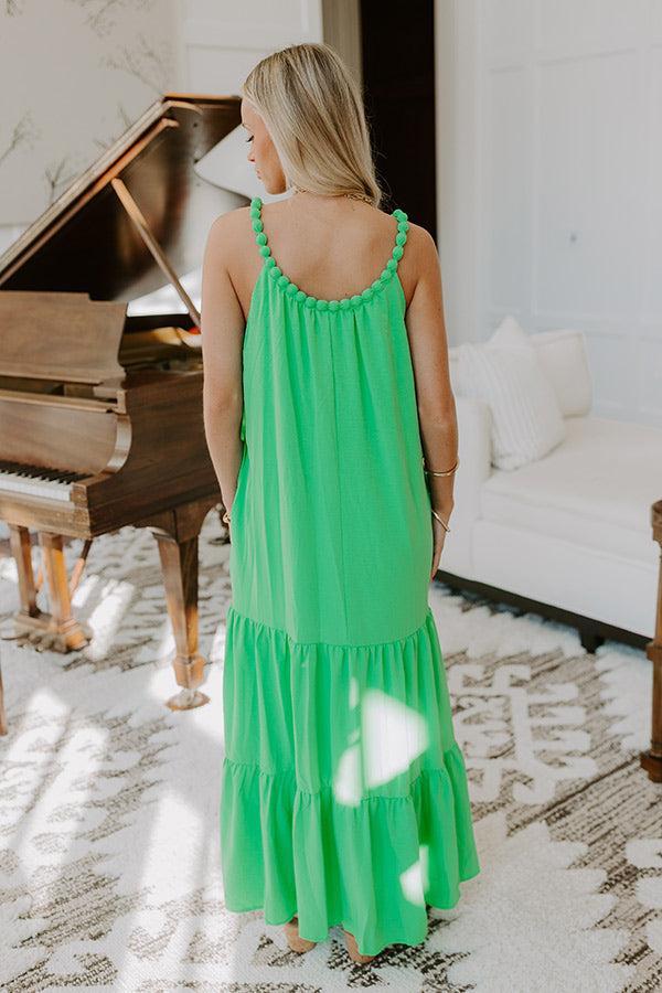 Feeling Giddy Maxi Dress in Kelly Green Product Image