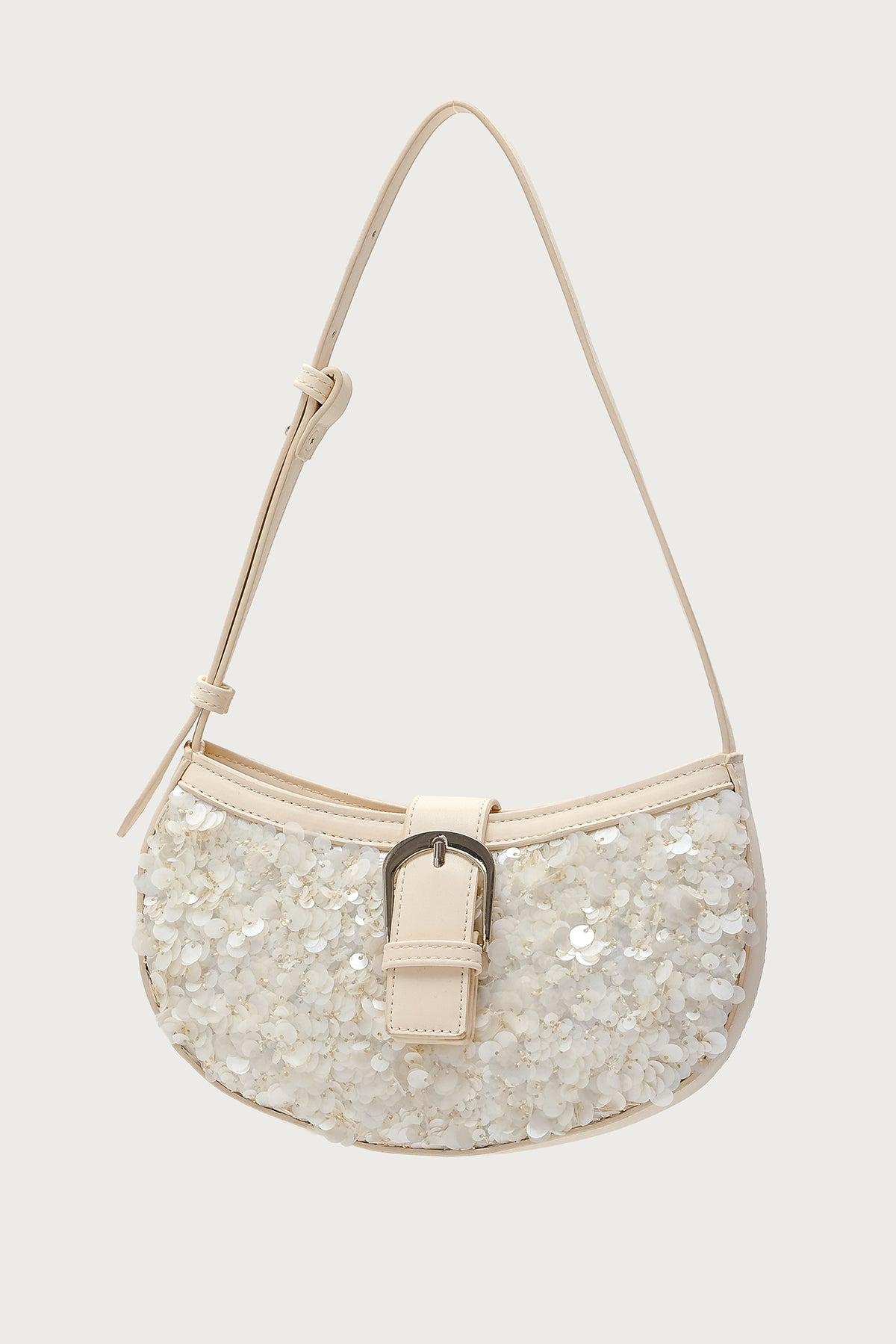 Sequin & Faux Leather Bag Product Image