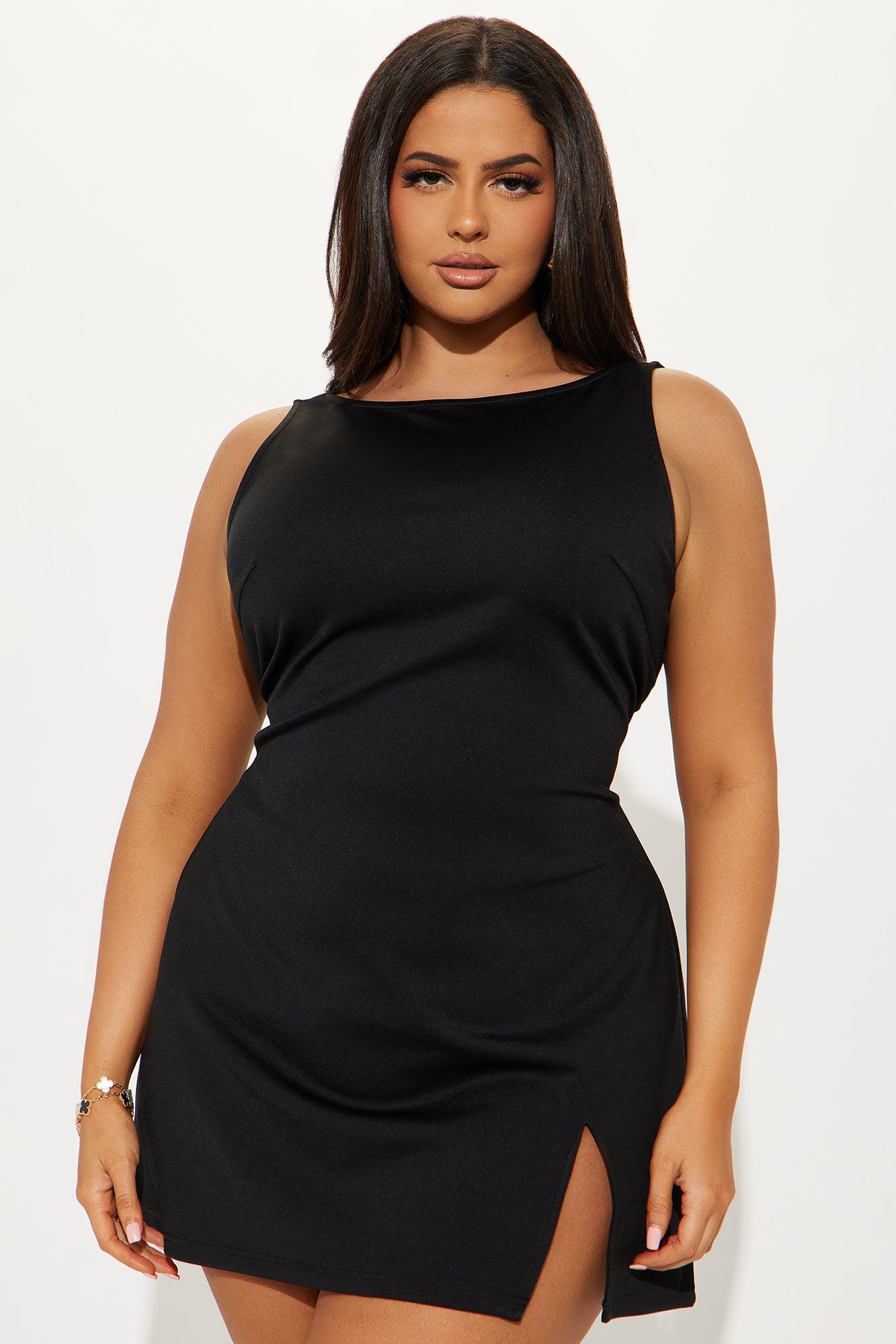 Day And Night Mini Dress - Black Product Image