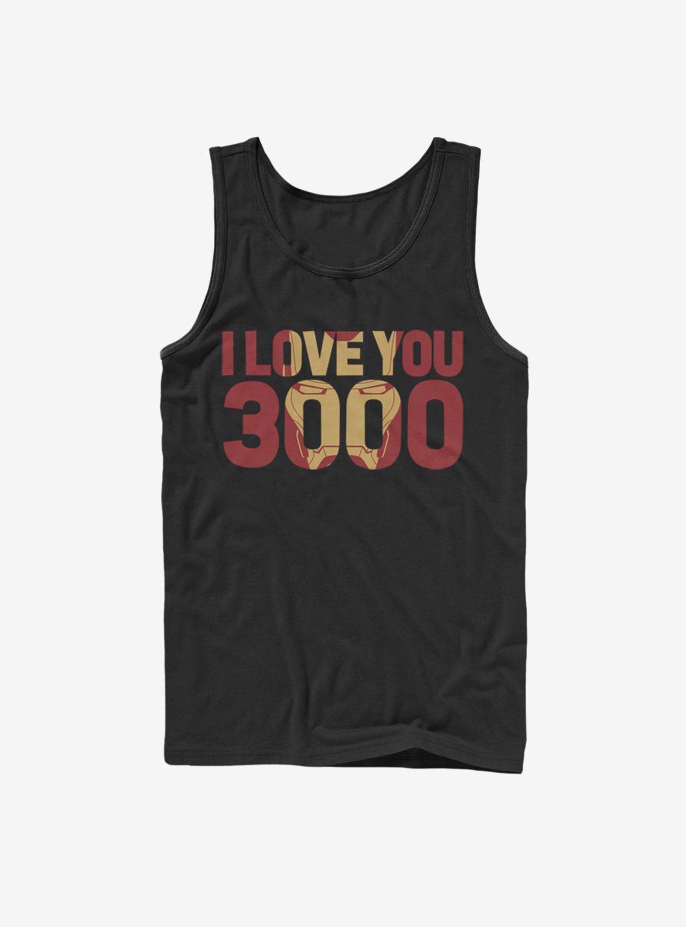 Marvel Avengers: Endgame Iron Man Love You 3000 Tank Product Image