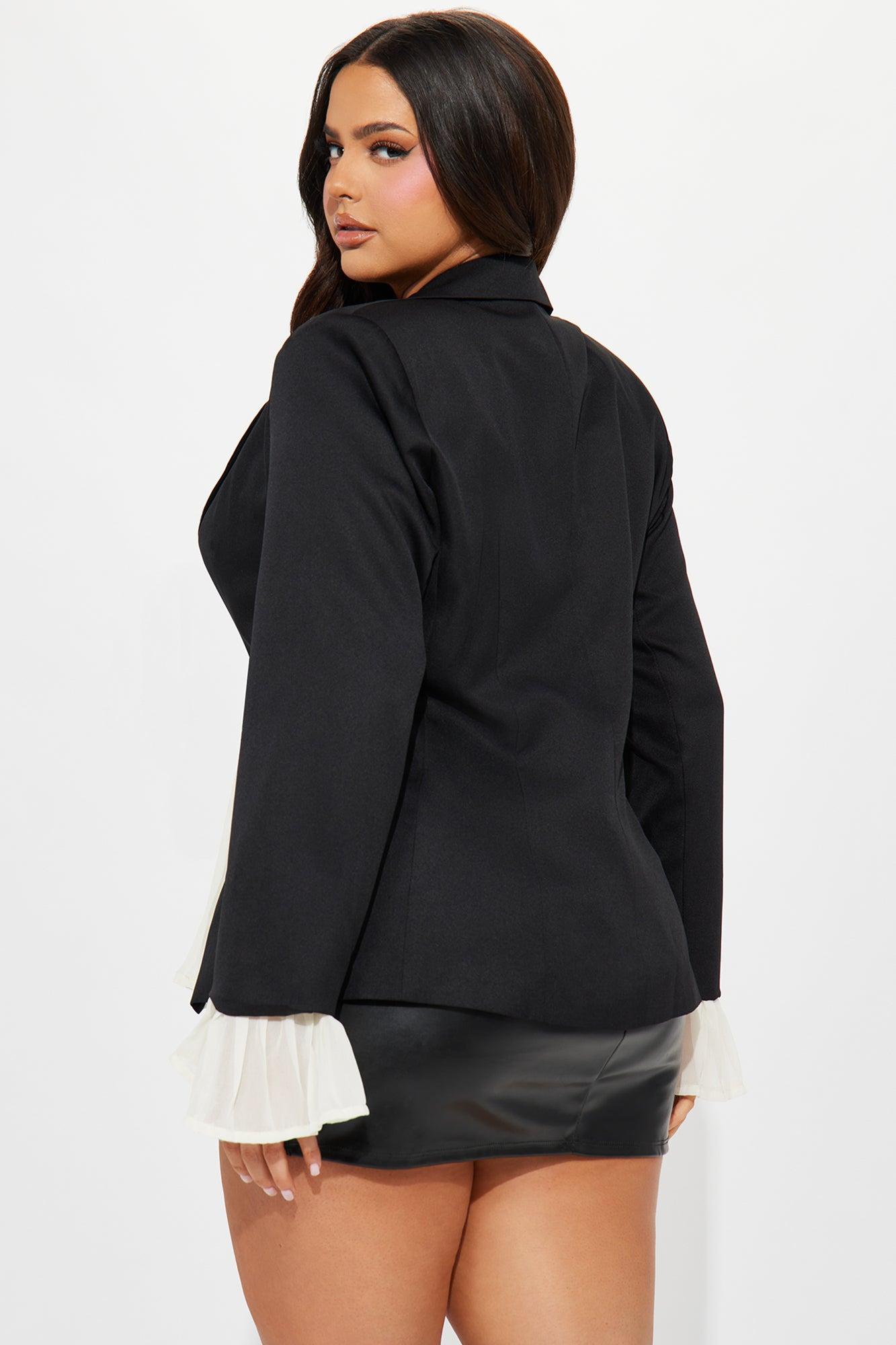 A Sweet Life Blazer - Black Product Image