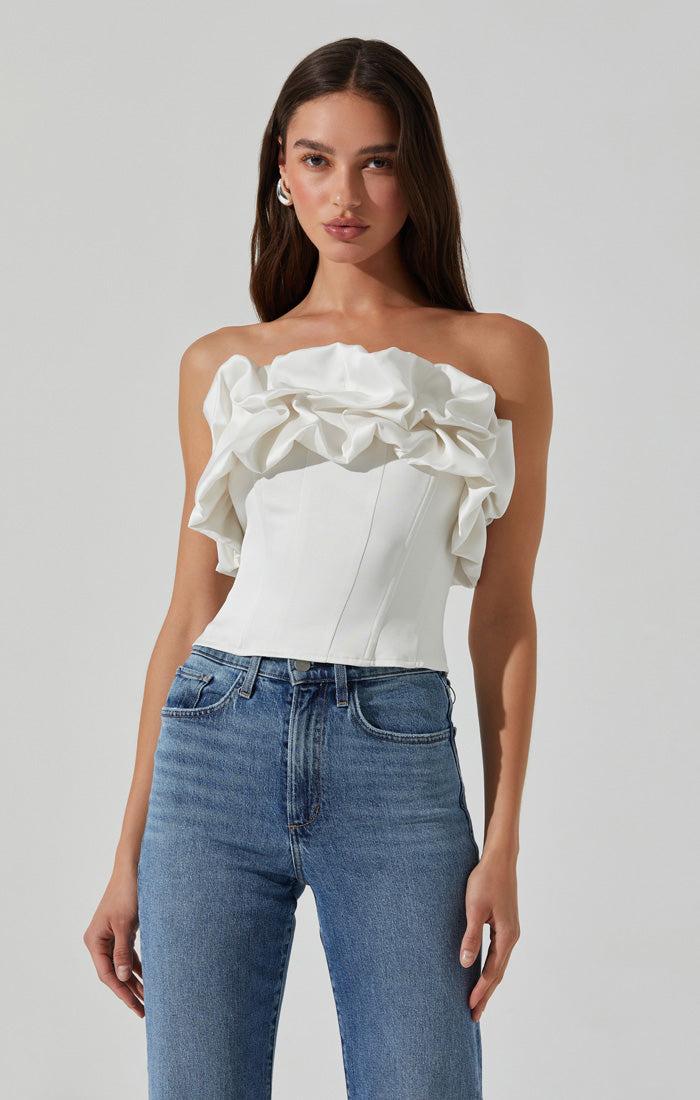 Valerie White Top Product Image