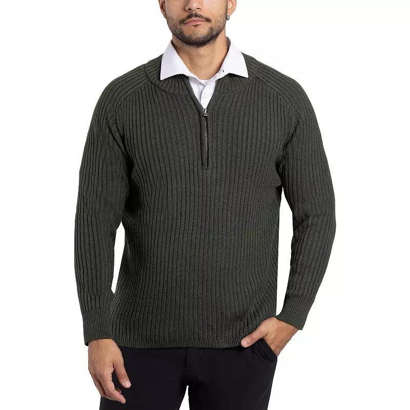 Men's Xray Ribbed Quarter-Zip Sweater,  Product Image