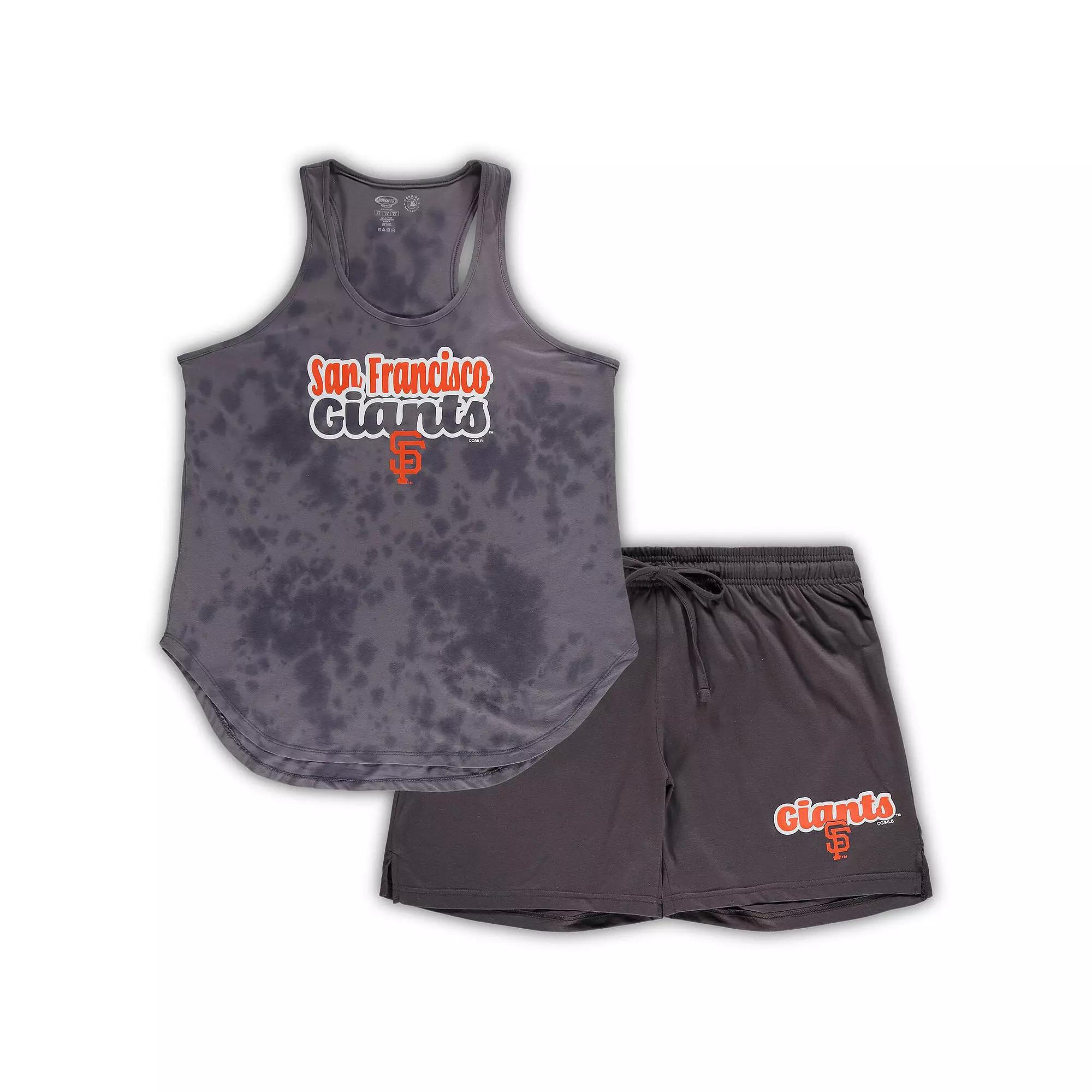 Women's Concepts Sport Charcoal San Francisco Giants Plus  Product Image